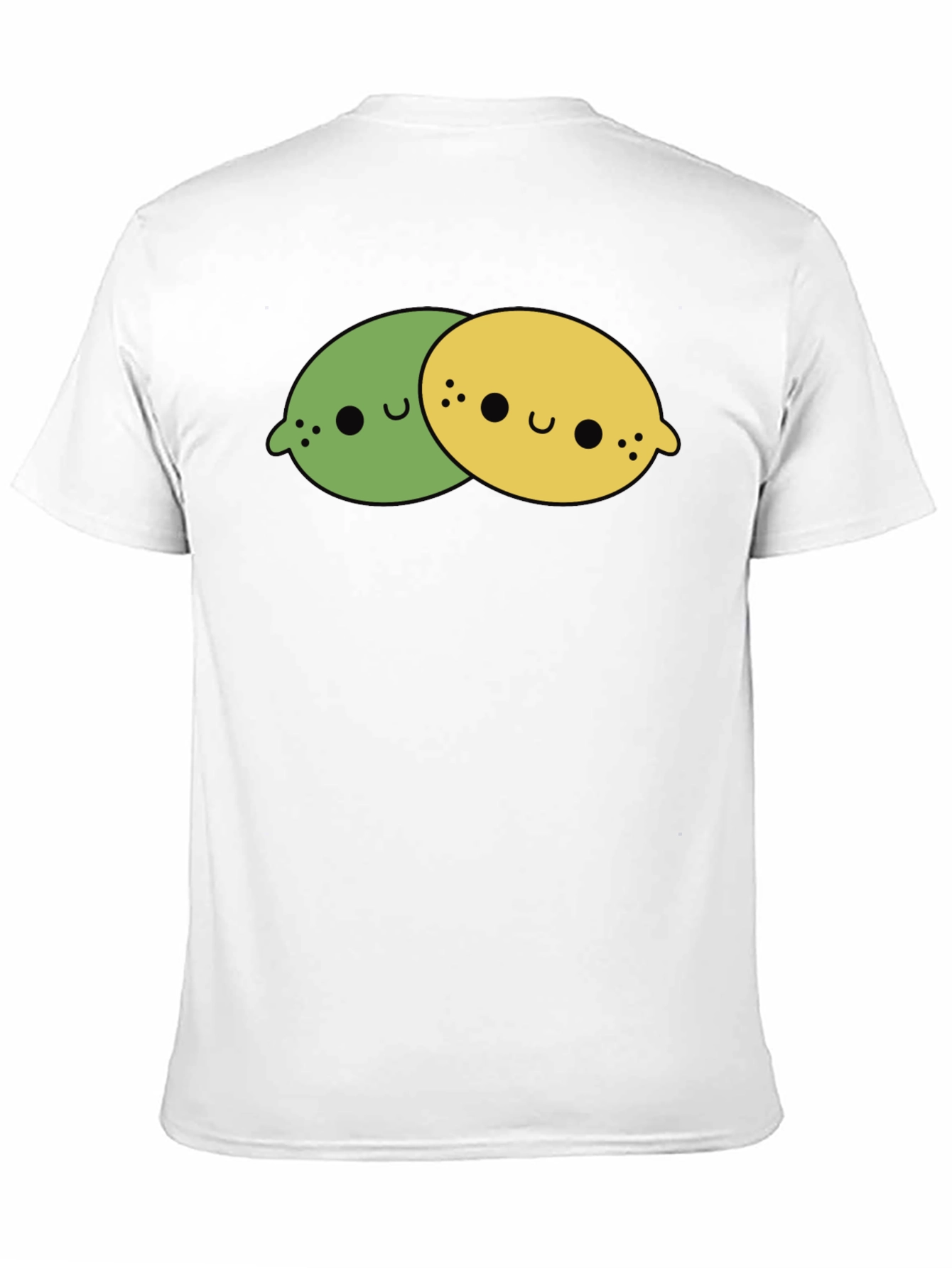 Kawaii Lemon & Lime T-Shirt - Cute Citrus Tee