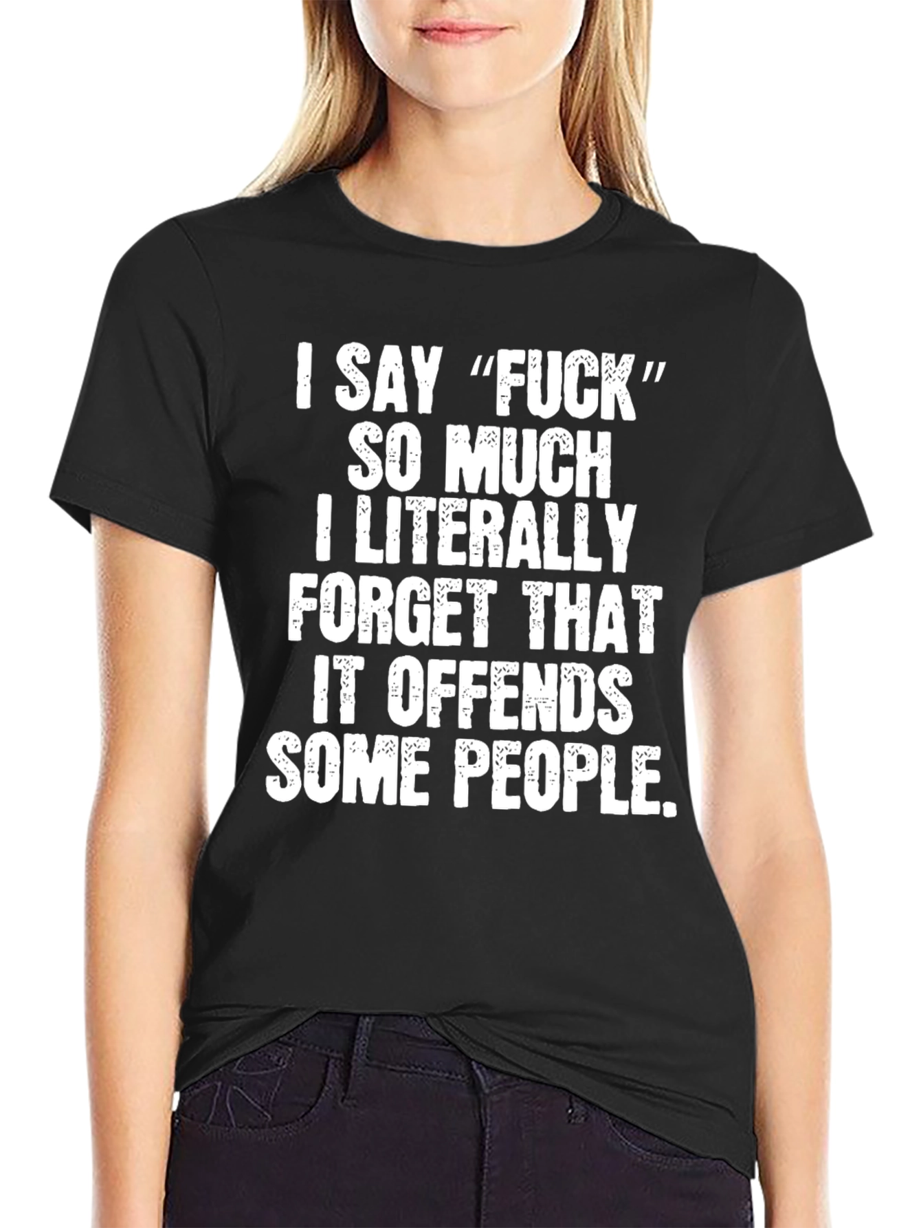 Funny Offensive Graphic Tee - I Say F*ck T-Shirt