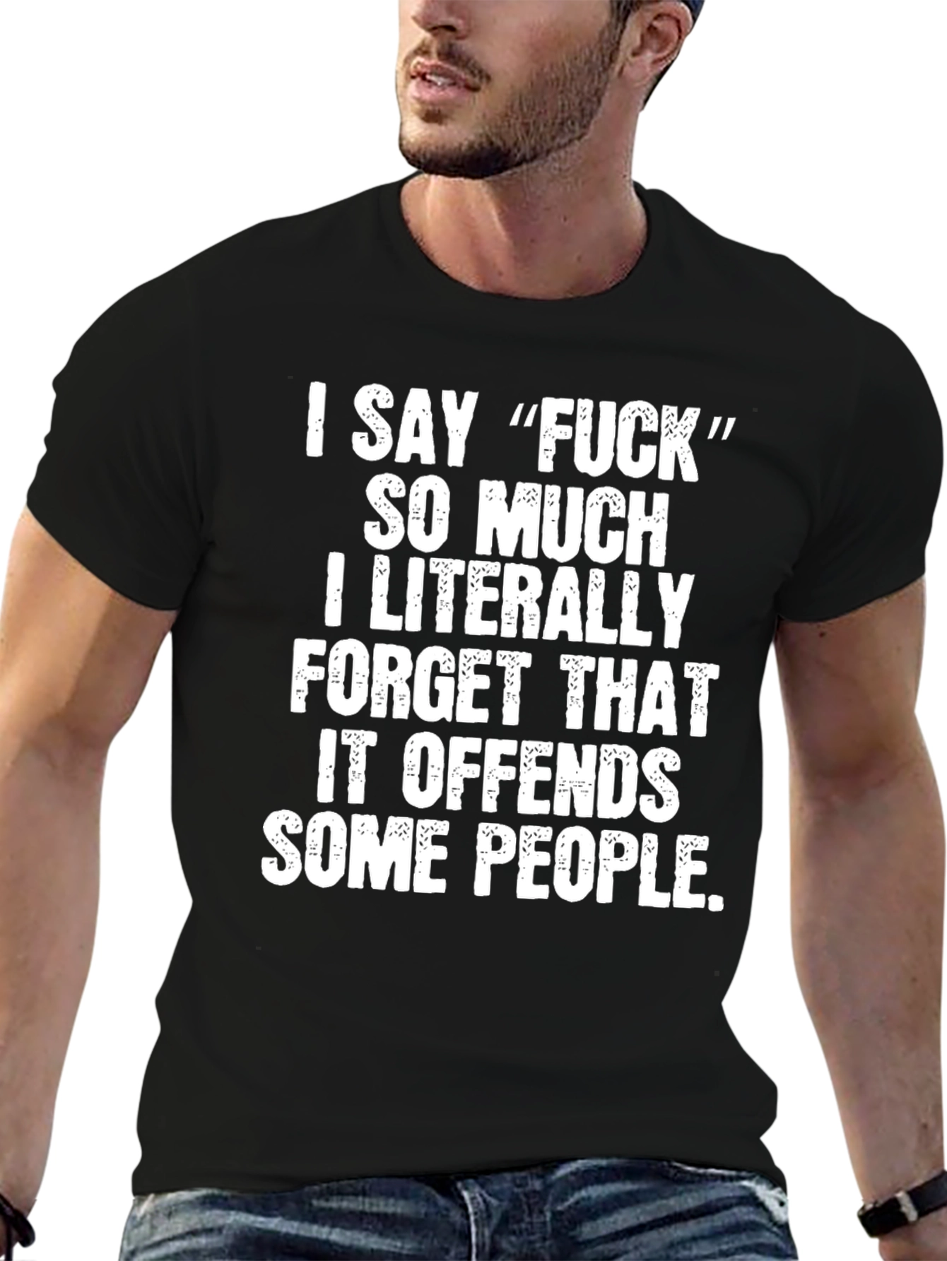 Funny Offensive Graphic Tee - I Say F*ck T-Shirt