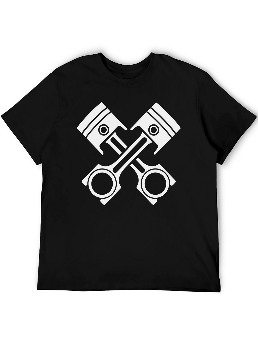 Piston Cross Black Graphic Tee
