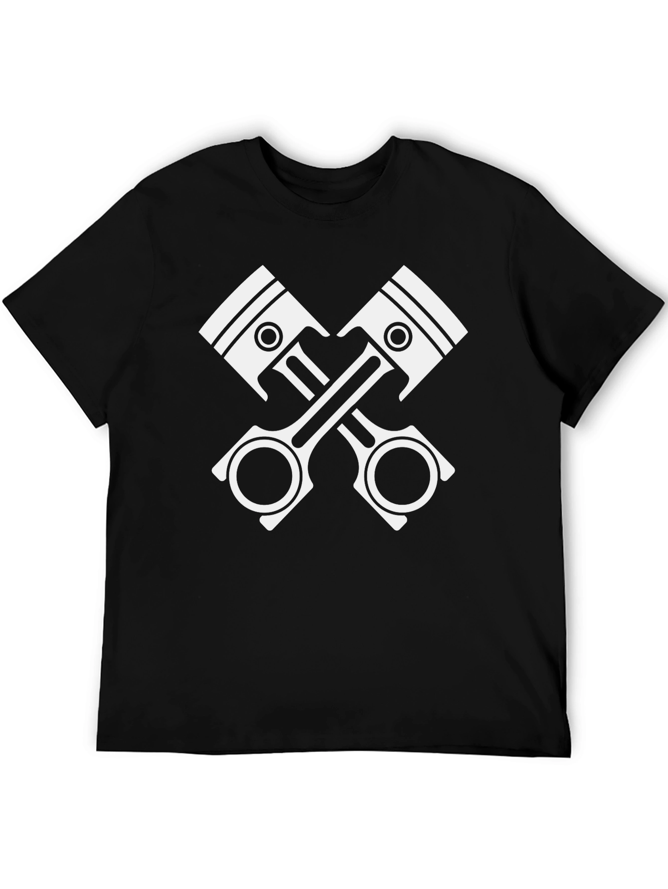 Piston Cross Black Graphic Tee