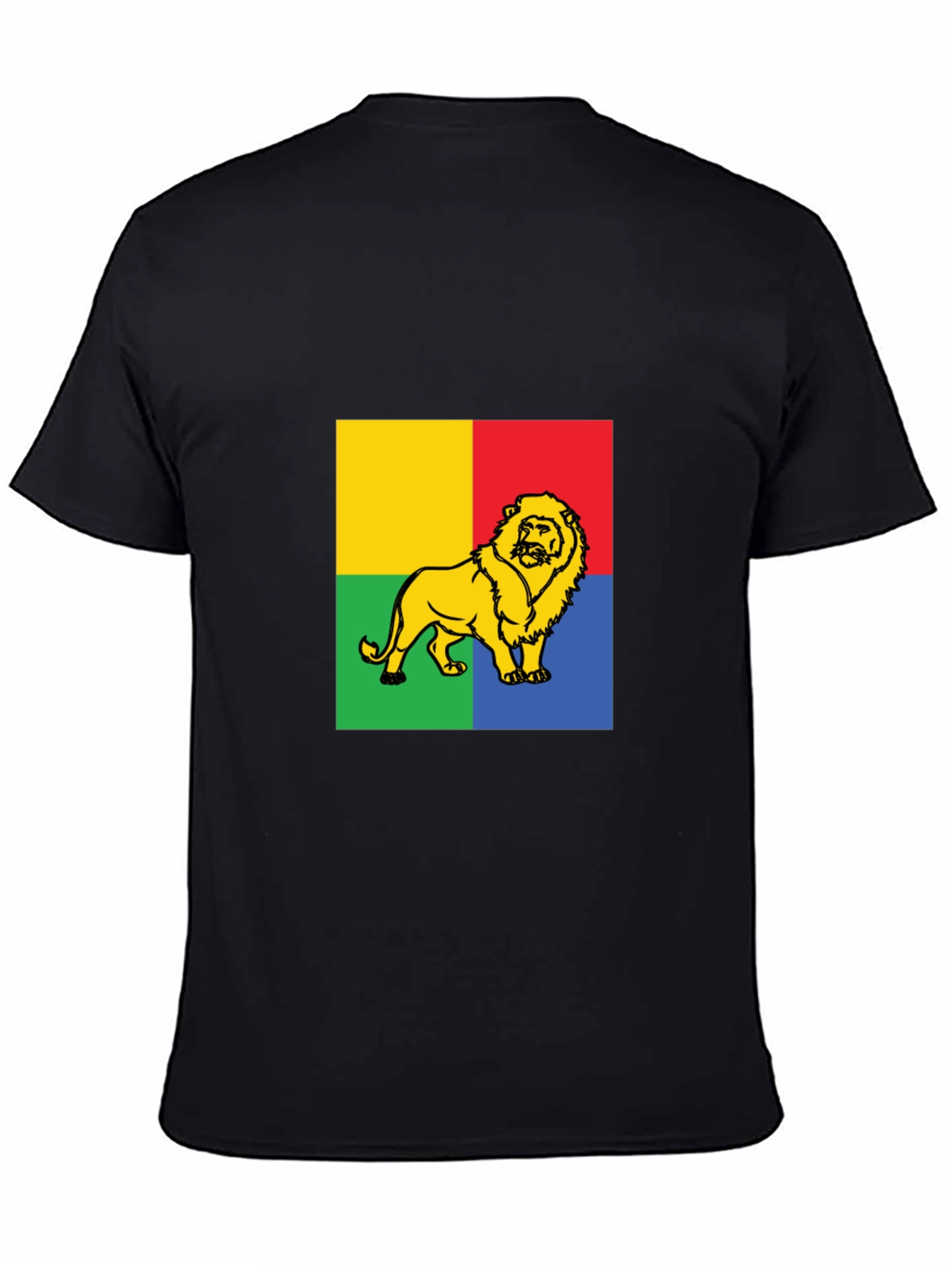 Lion Reggae T-Shirt - Colorful Rasta Lion Design