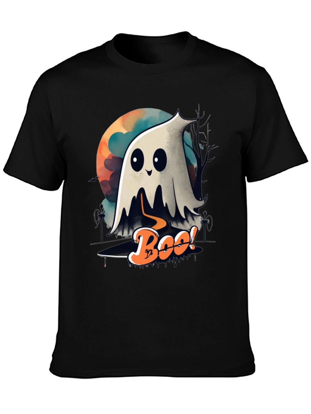 Spooky Boo Ghost Halloween T-Shirt