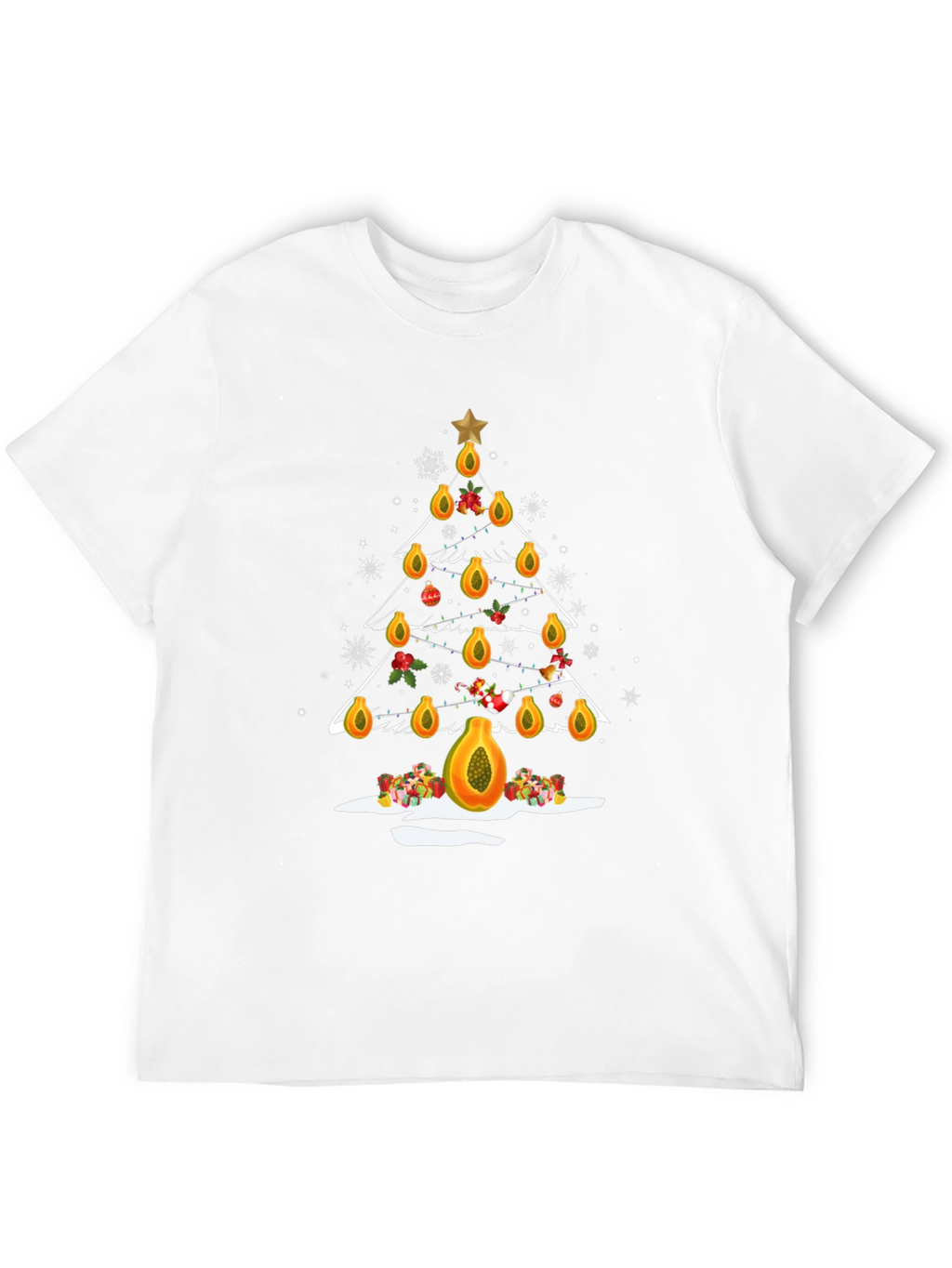 Papaya Christmas Tree T-Shirt - Holiday Fun