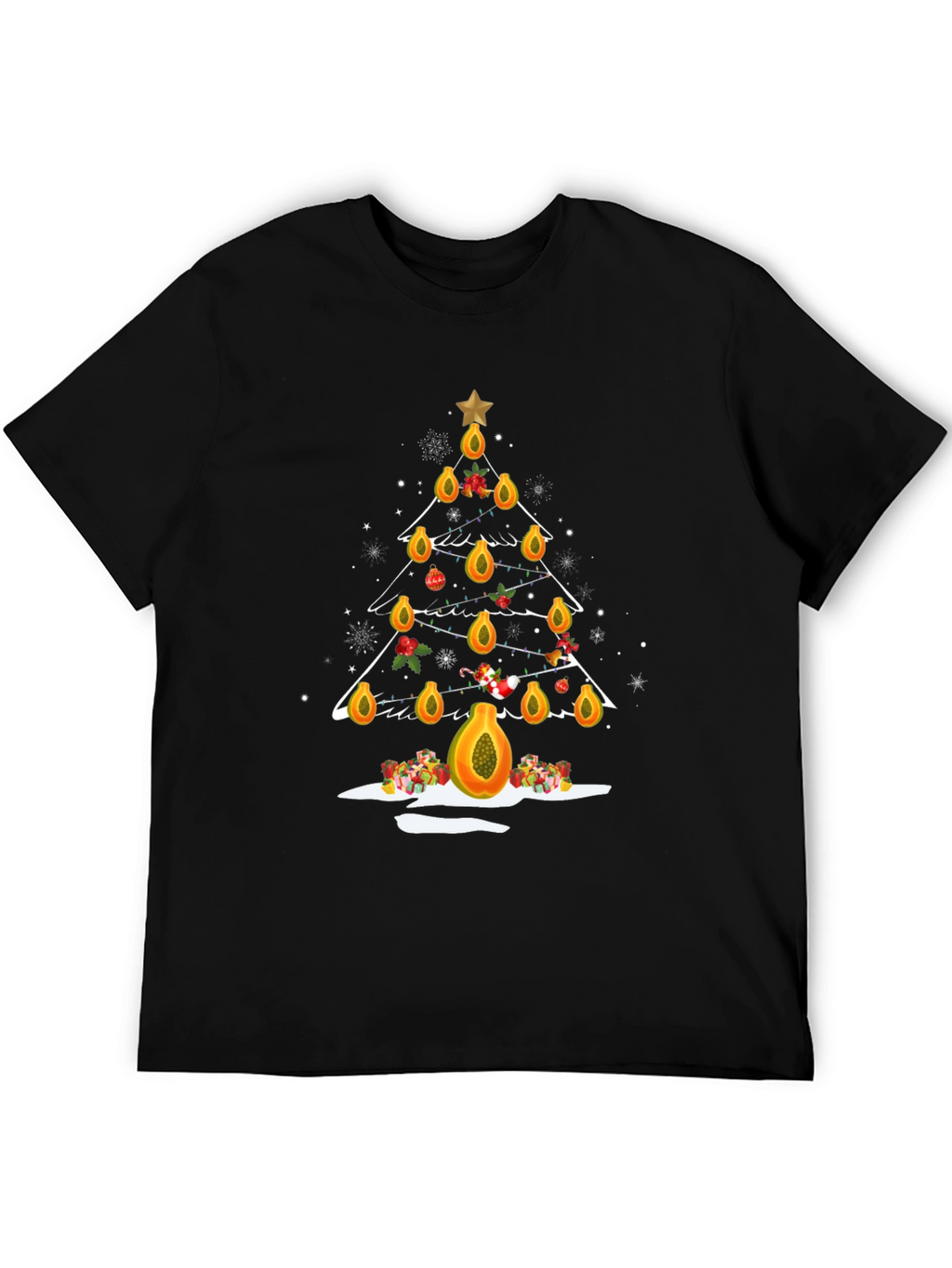 Papaya Christmas Tree T-Shirt - Holiday Fun