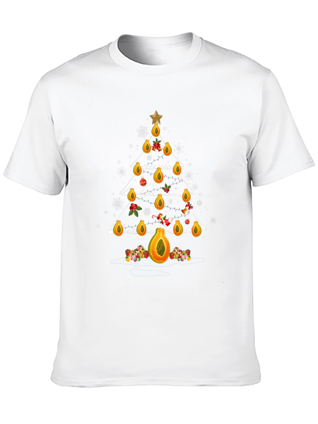 Papaya Christmas Tree T-Shirt - Holiday Fun