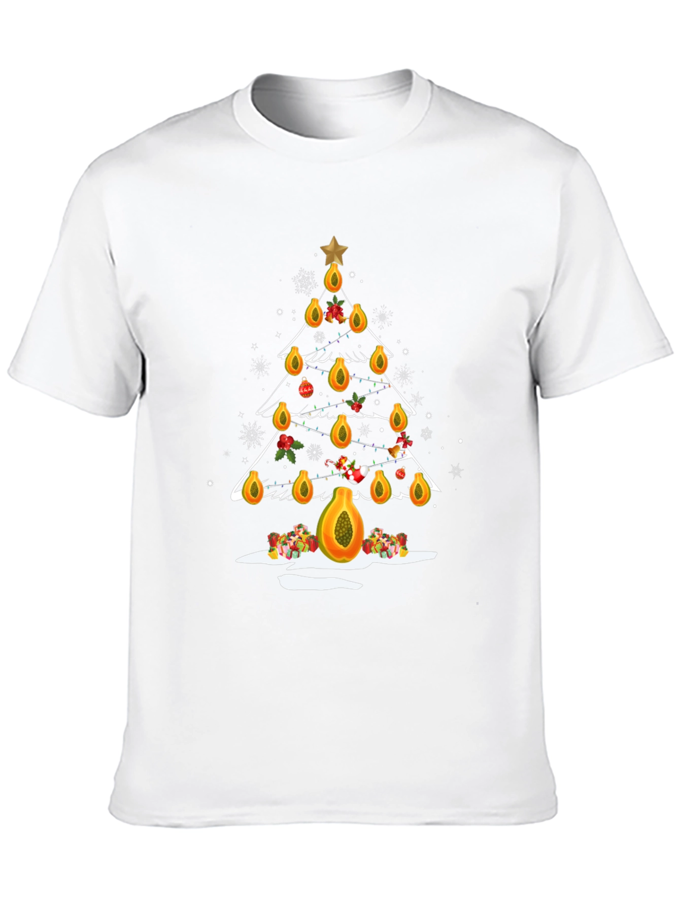 Papaya Christmas Tree T-Shirt - Holiday Fun