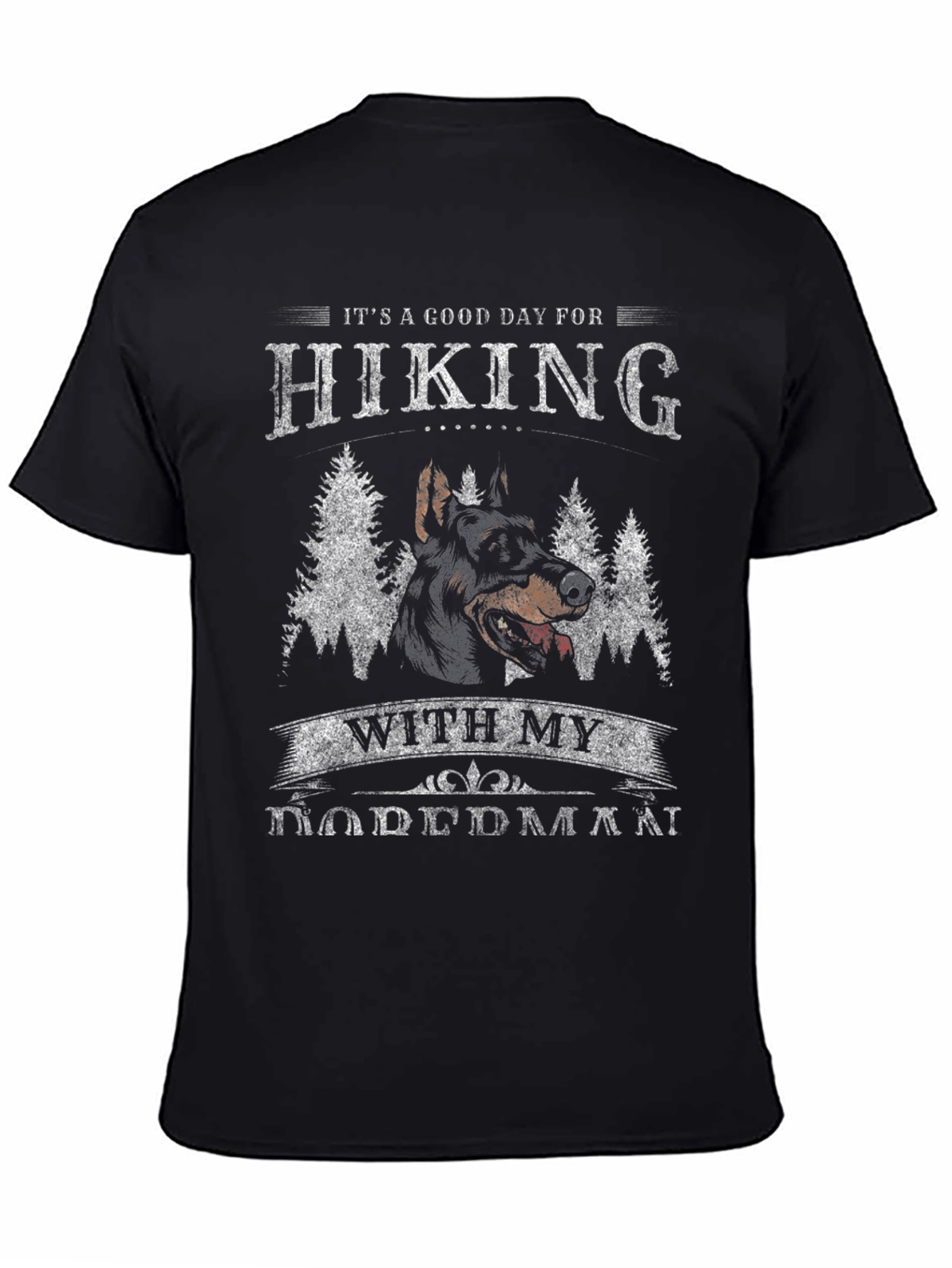Hiking with My Doberman T-Shirt