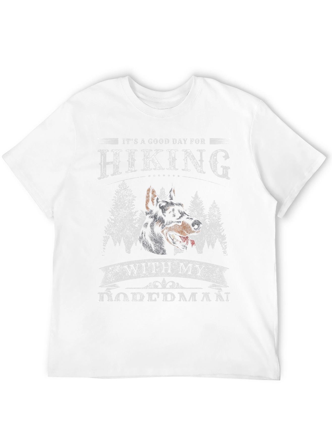 Hiking with My Doberman T-Shirt