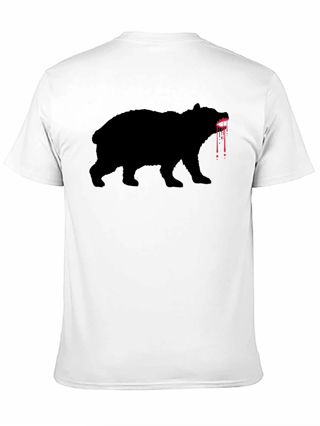 Bloody Bear Graphic Tee - Mens Black T-Shirt