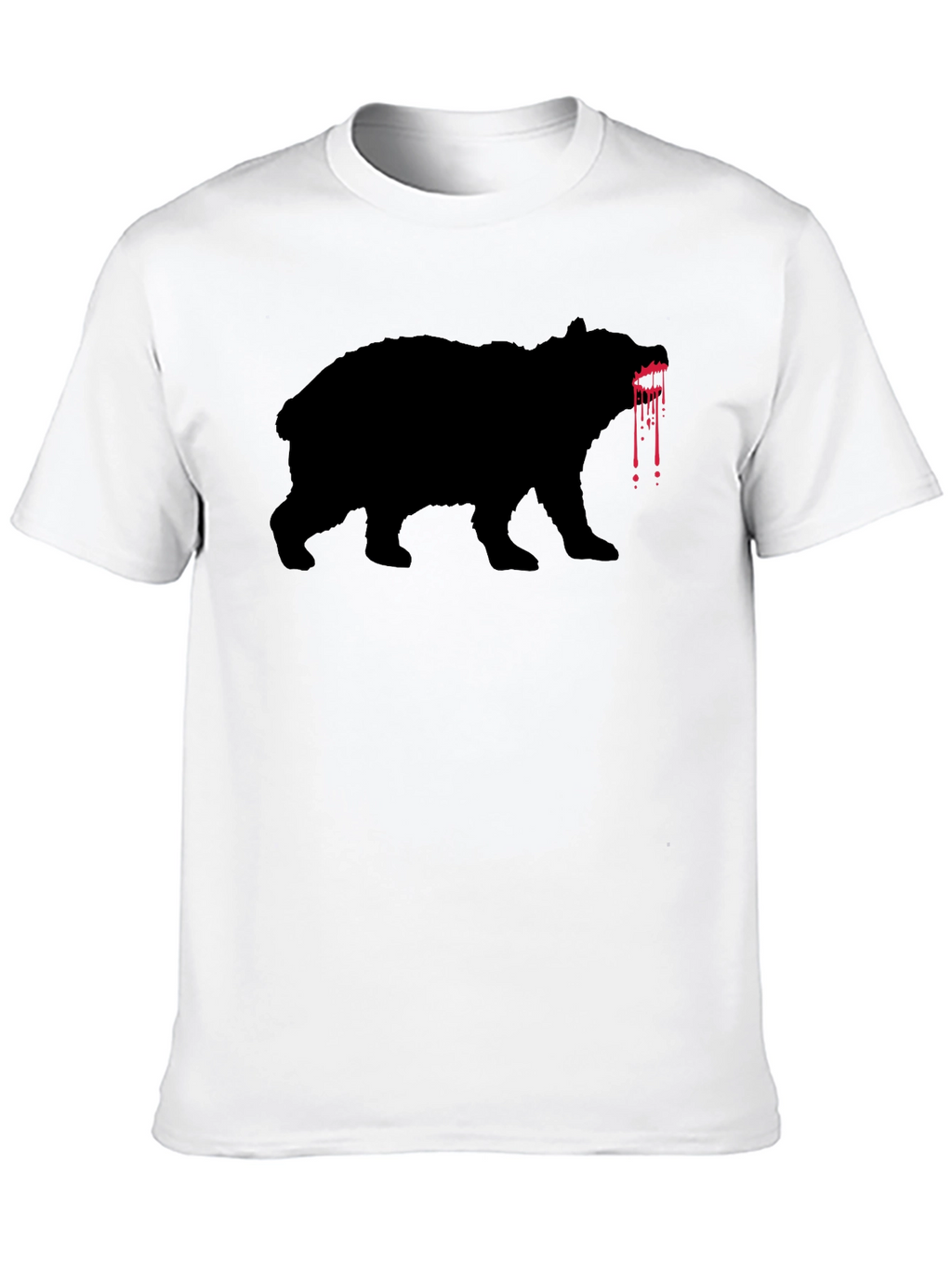 Bloody Bear Graphic Tee - Mens Black T-Shirt