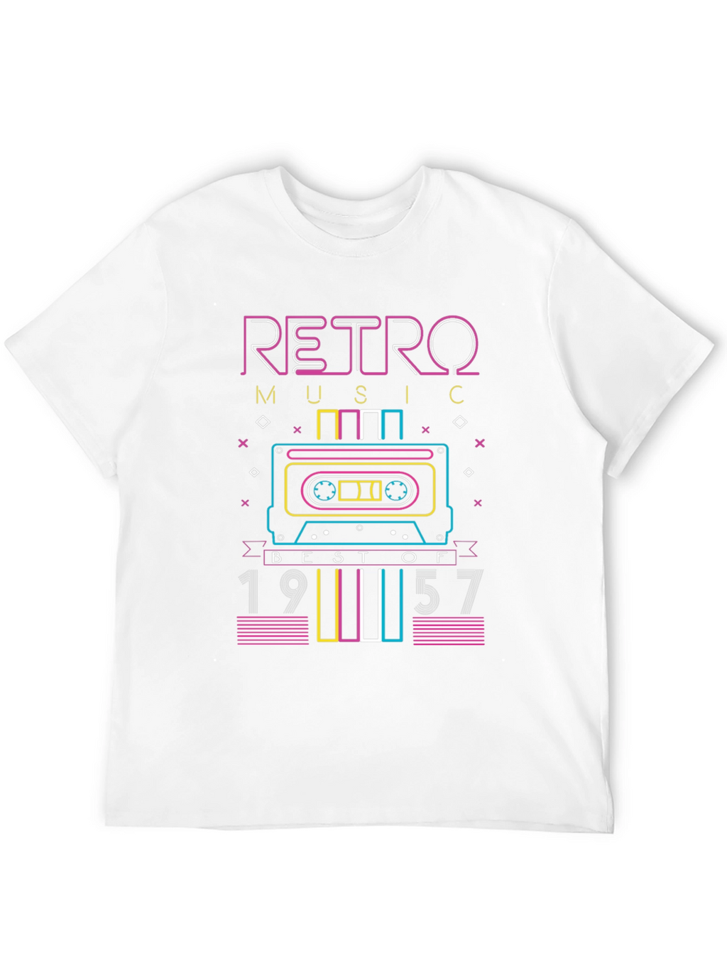 Retro Music 1957 Cassette Graphic Tee