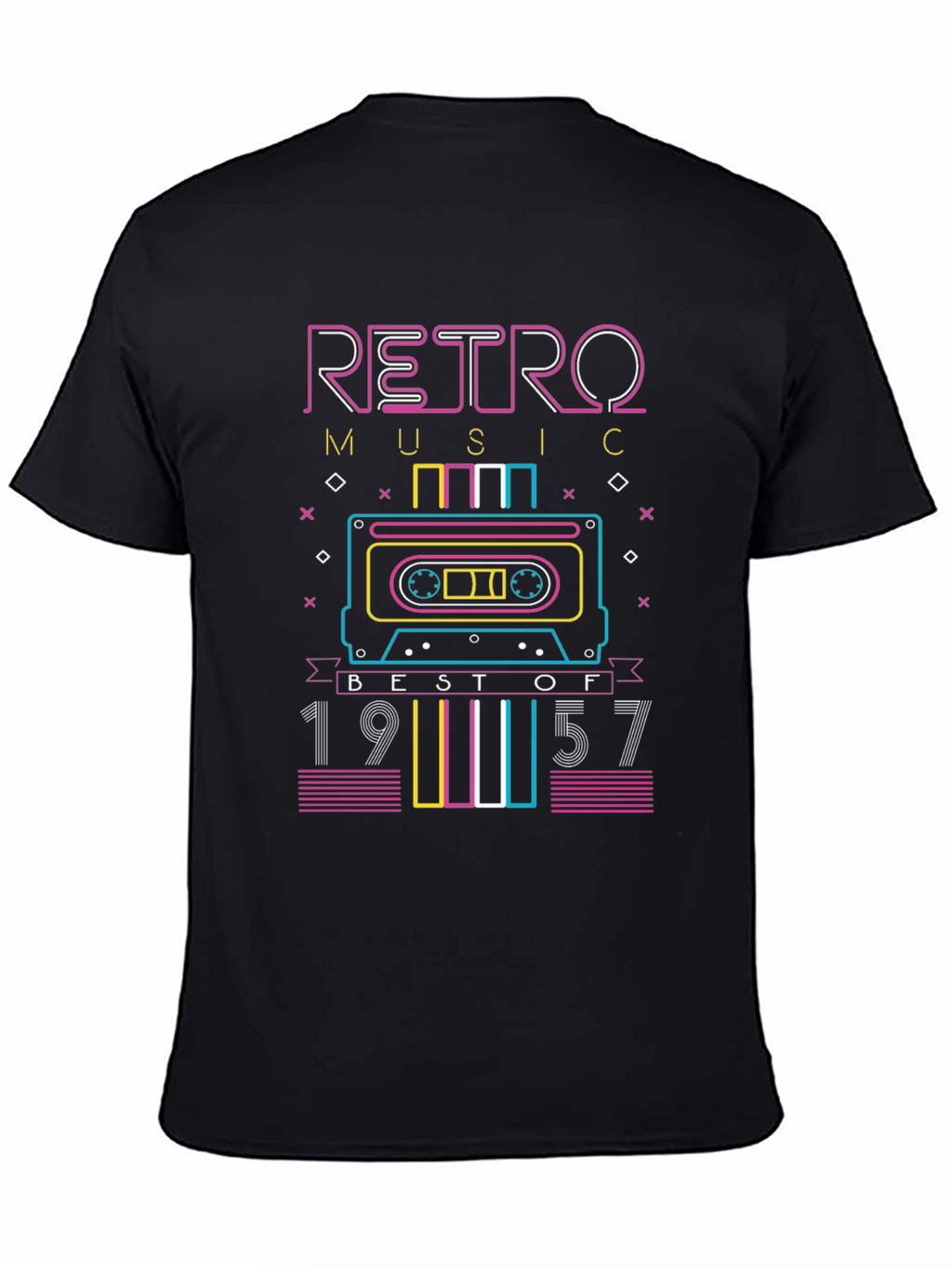 Retro Music 1957 Cassette Graphic Tee