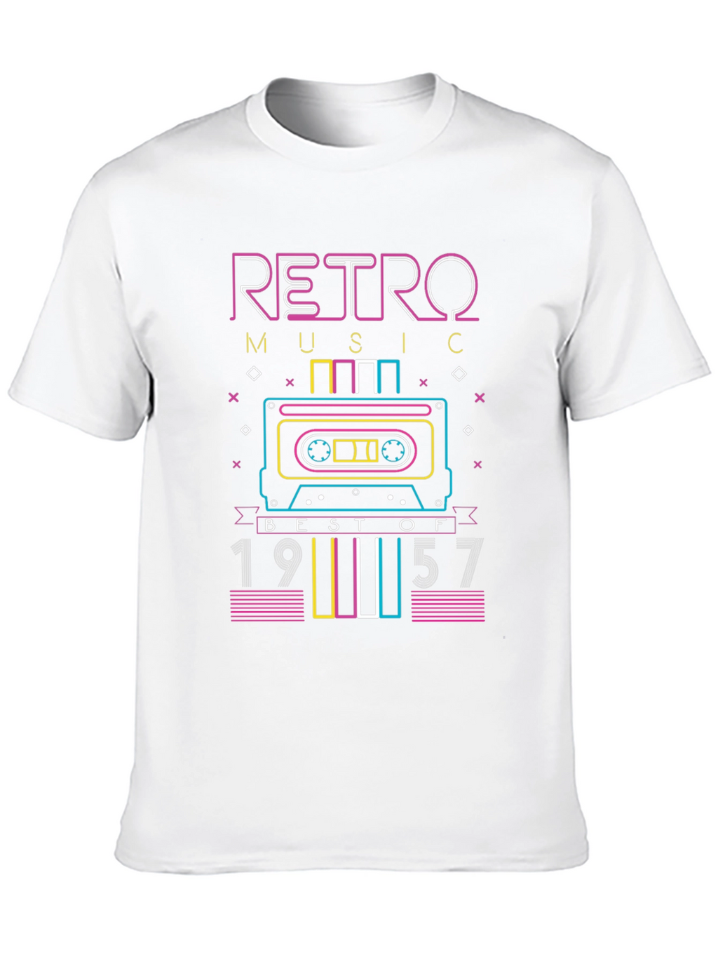 Retro Music 1957 Cassette Graphic Tee