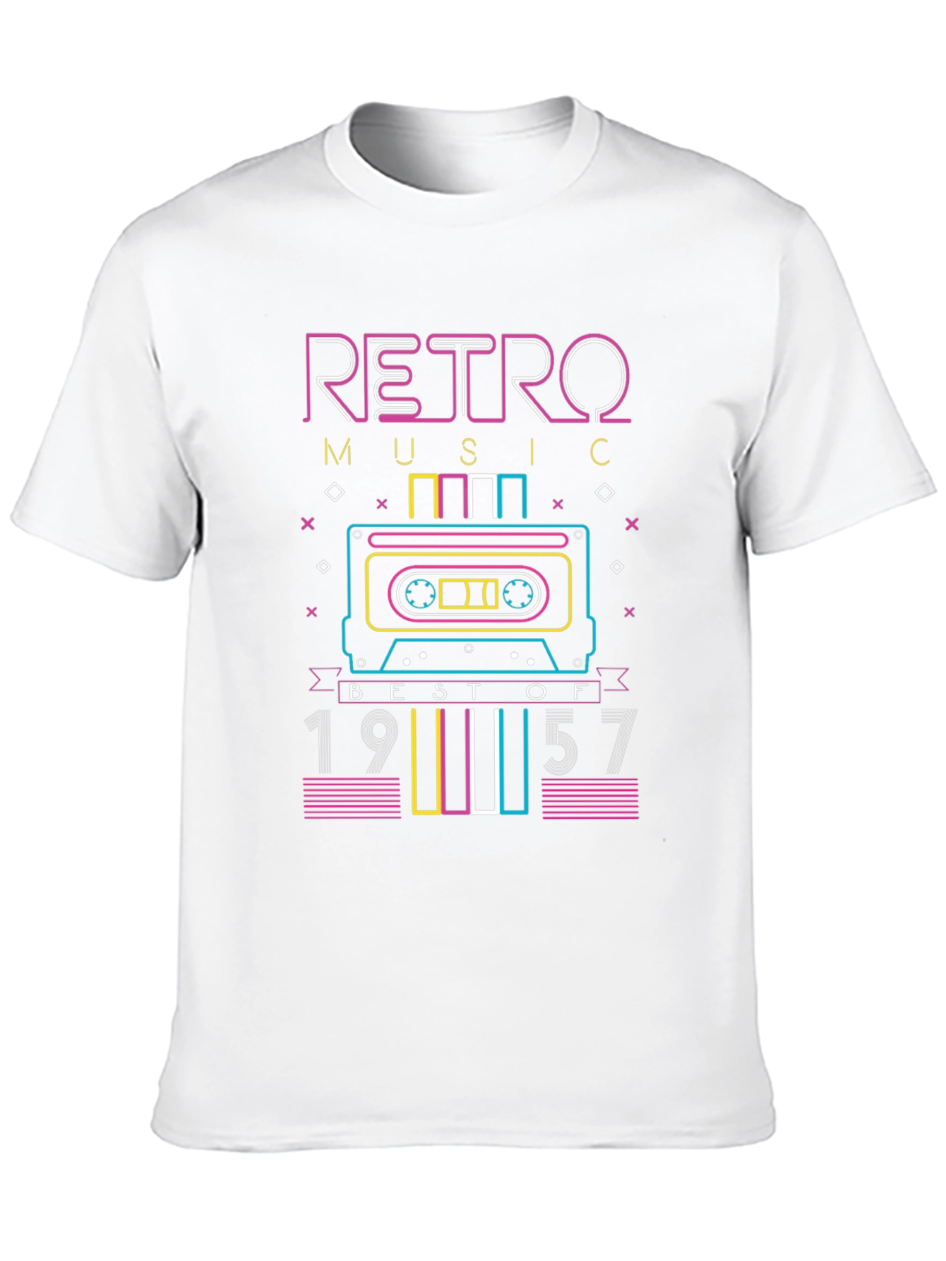 Retro Music 1957 Cassette Graphic Tee