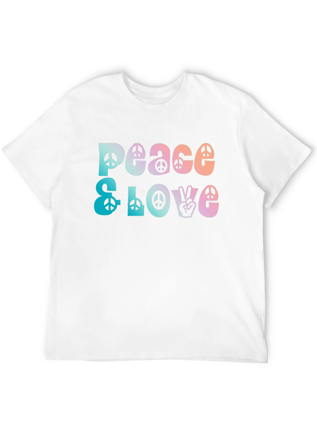 Peace & Love Graphic T-Shirt