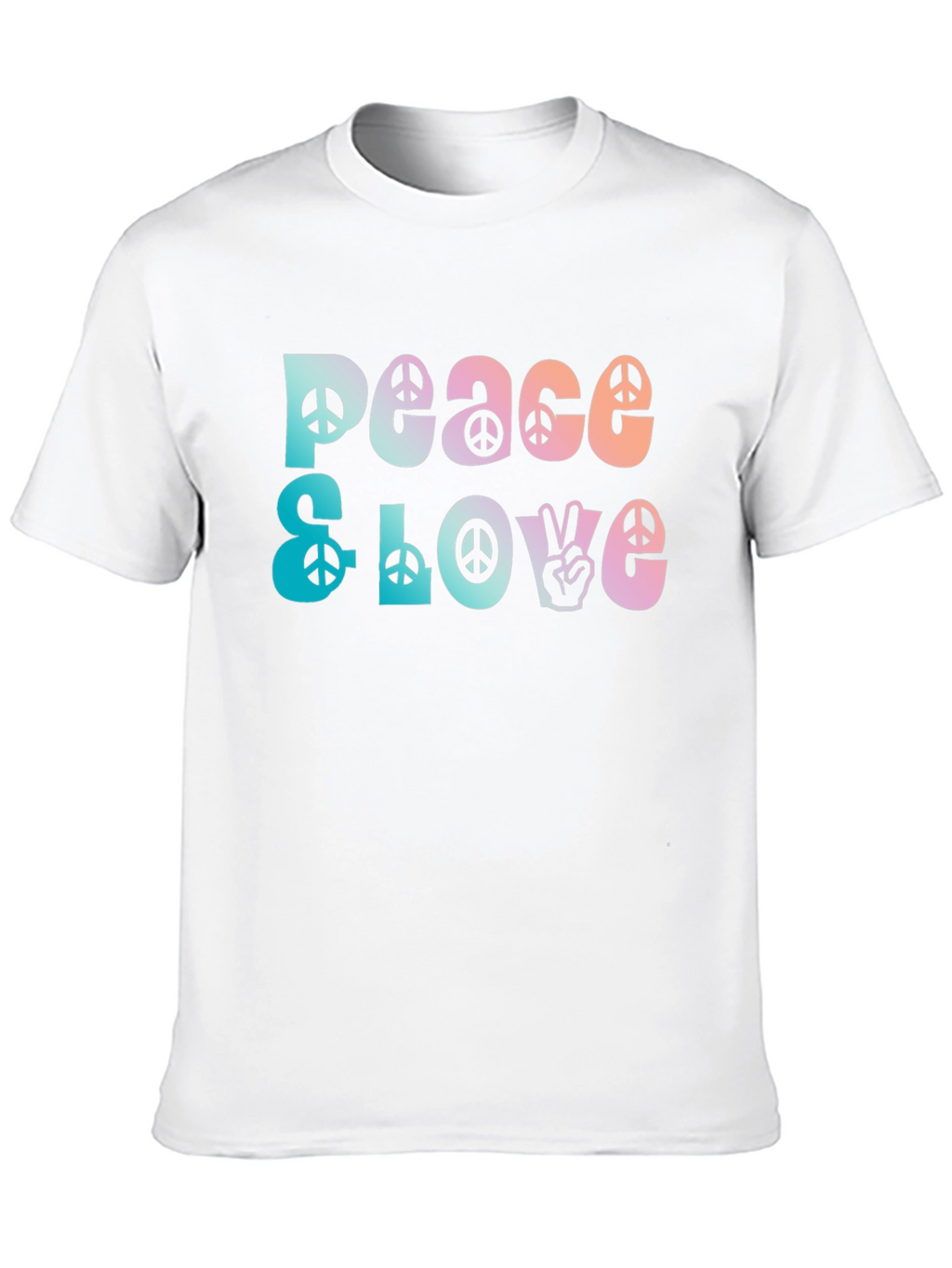 Peace & Love Graphic T-Shirt