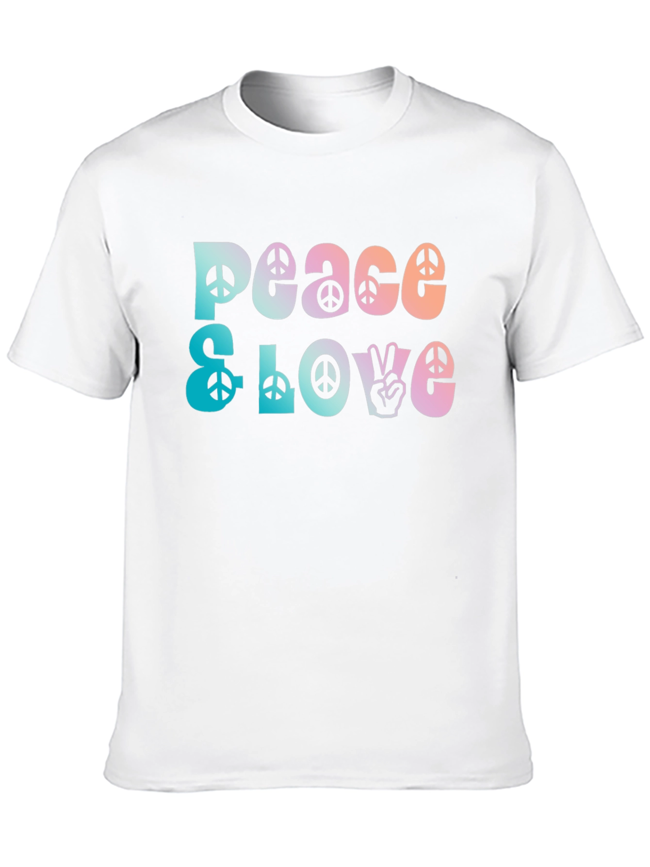Peace & Love Graphic T-Shirt
