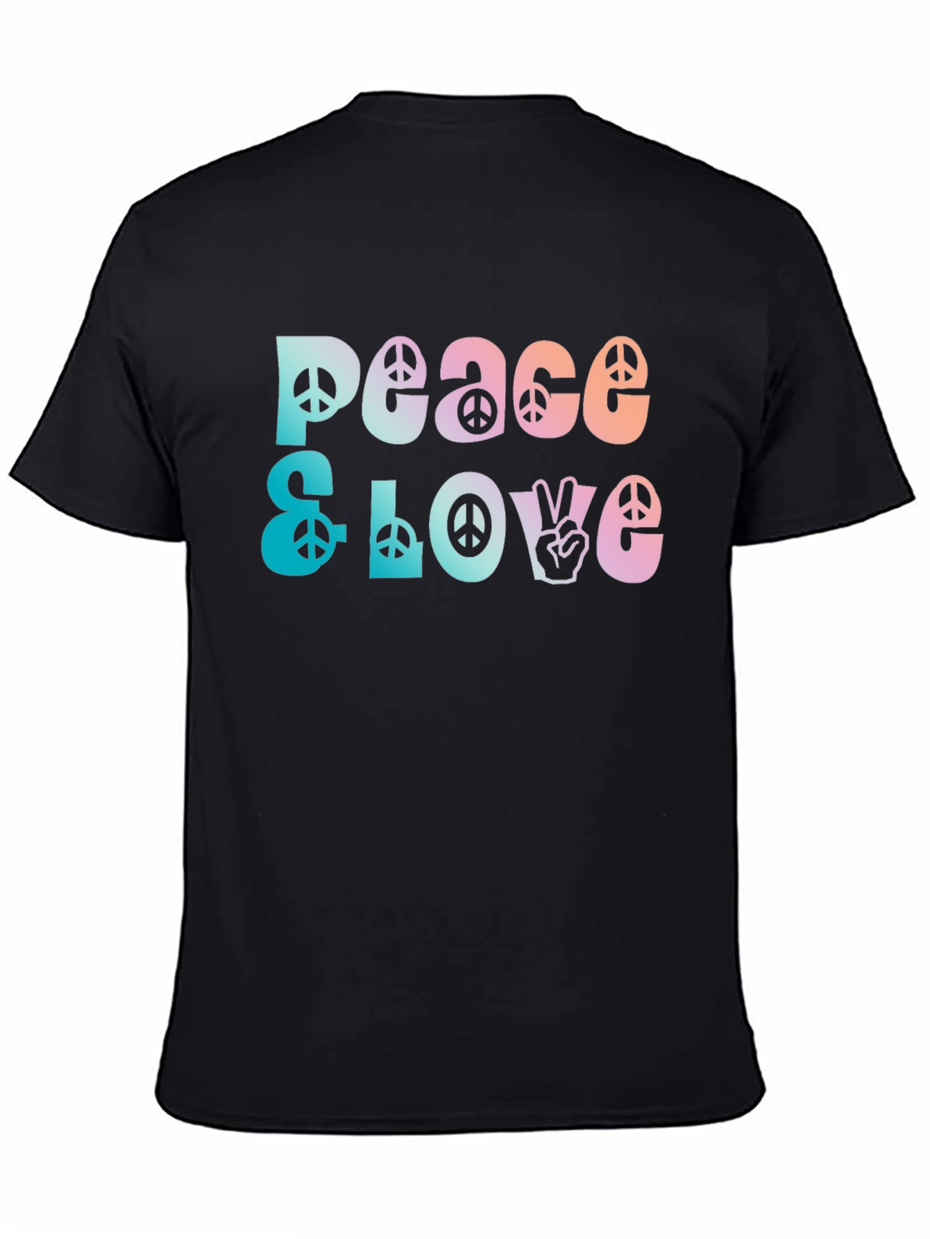Peace & Love Graphic T-Shirt