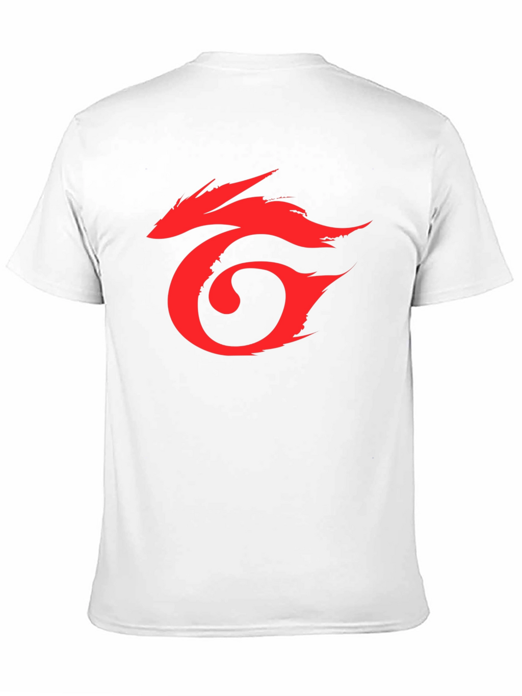 Mens Black T-Shirt with Red Graphic