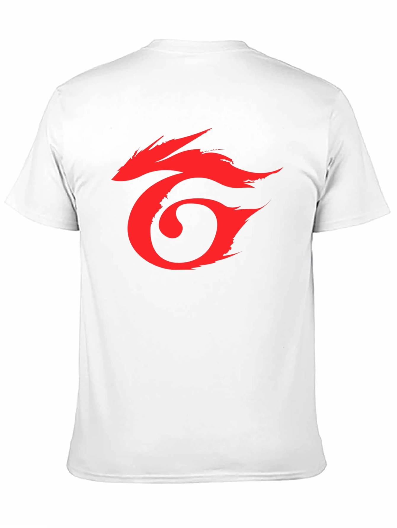 Mens Black T-Shirt with Red Graphic