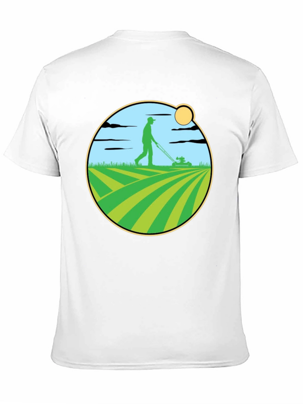 Lawn Mowing Graphic T-Shirt