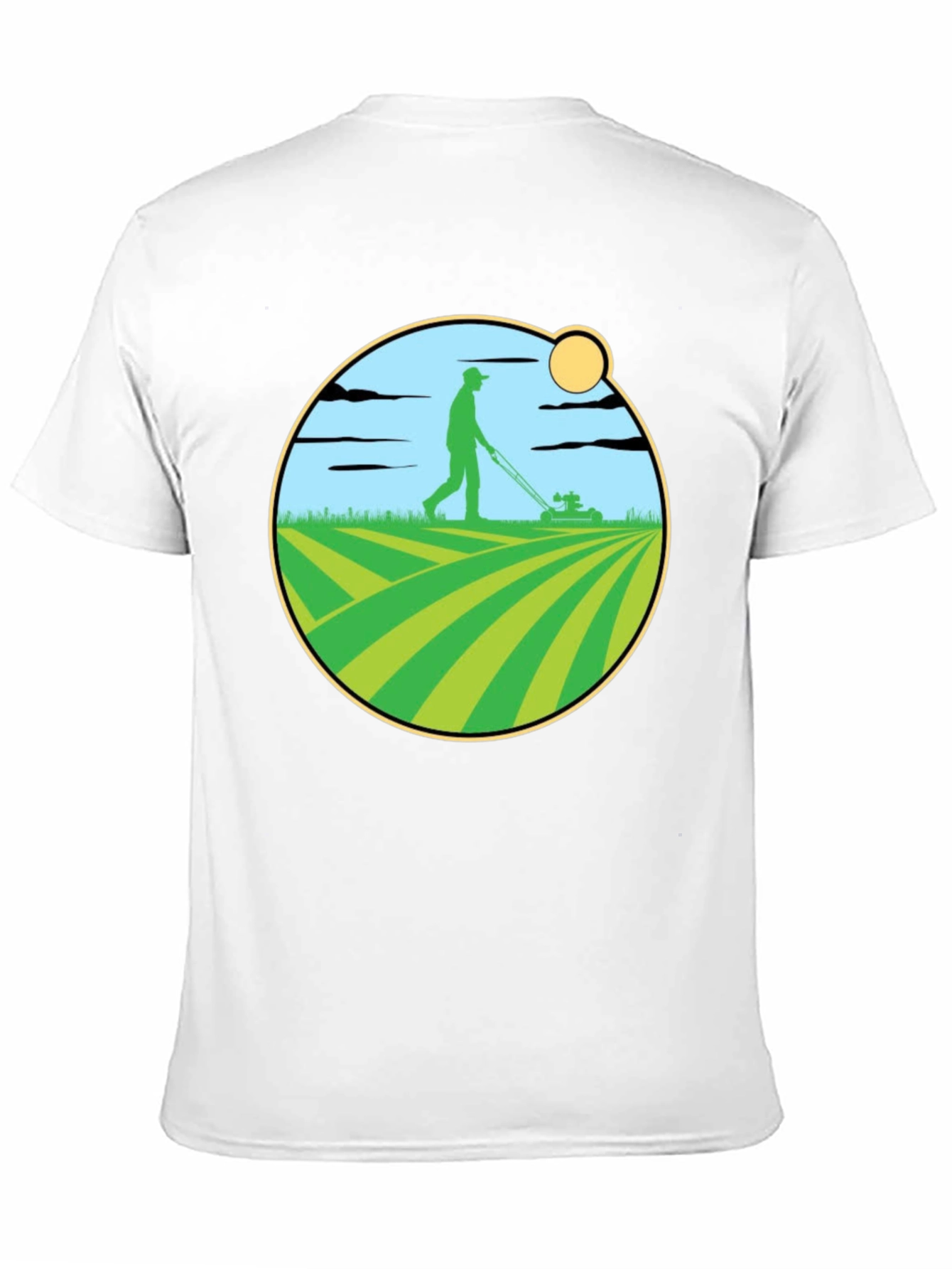 Lawn Mowing Graphic T-Shirt