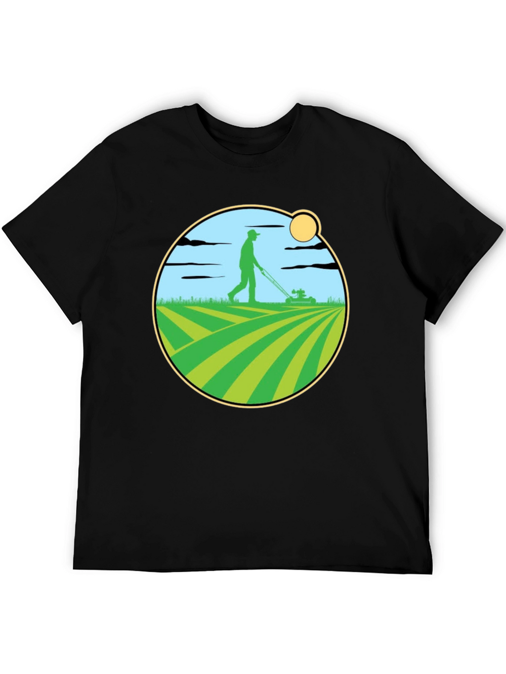 Lawn Mowing Graphic T-Shirt