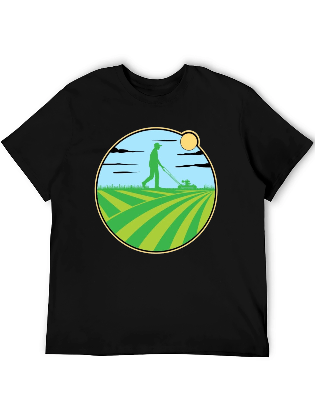 Lawn Mowing Graphic T-Shirt