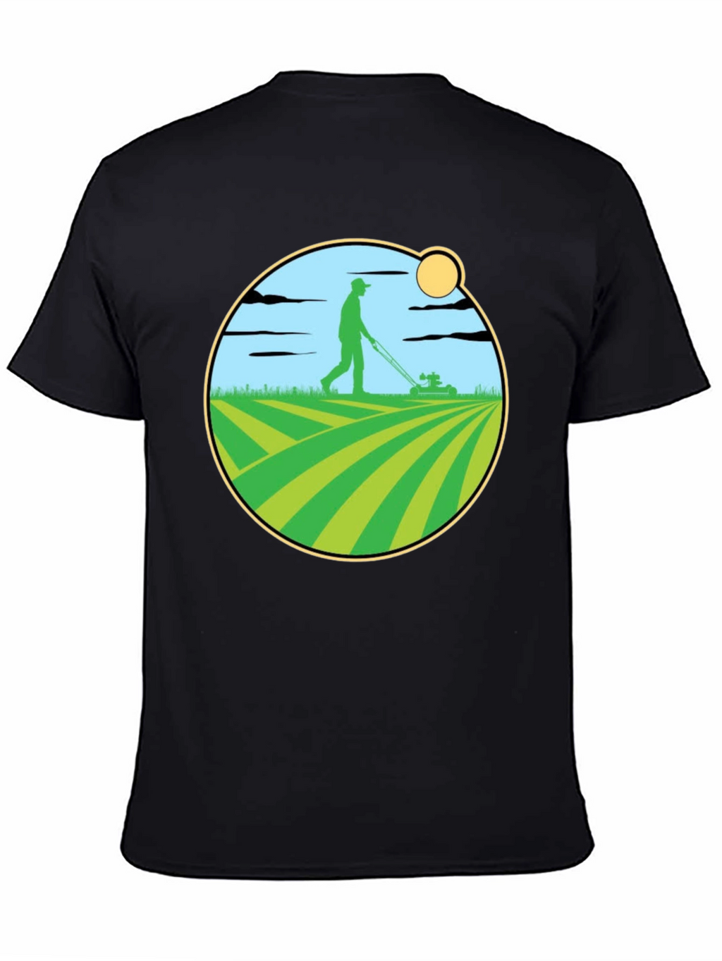 Lawn Mowing Graphic T-Shirt
