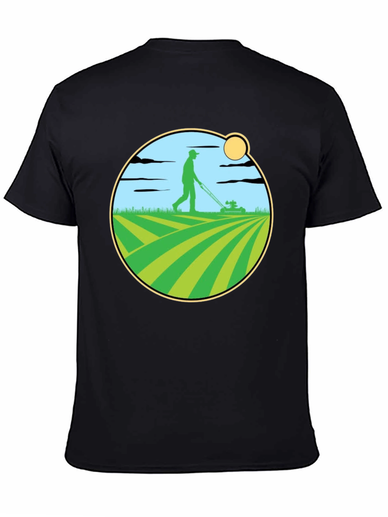 Lawn Mowing Graphic T-Shirt