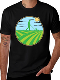 Lawn Mowing Graphic T-Shirt