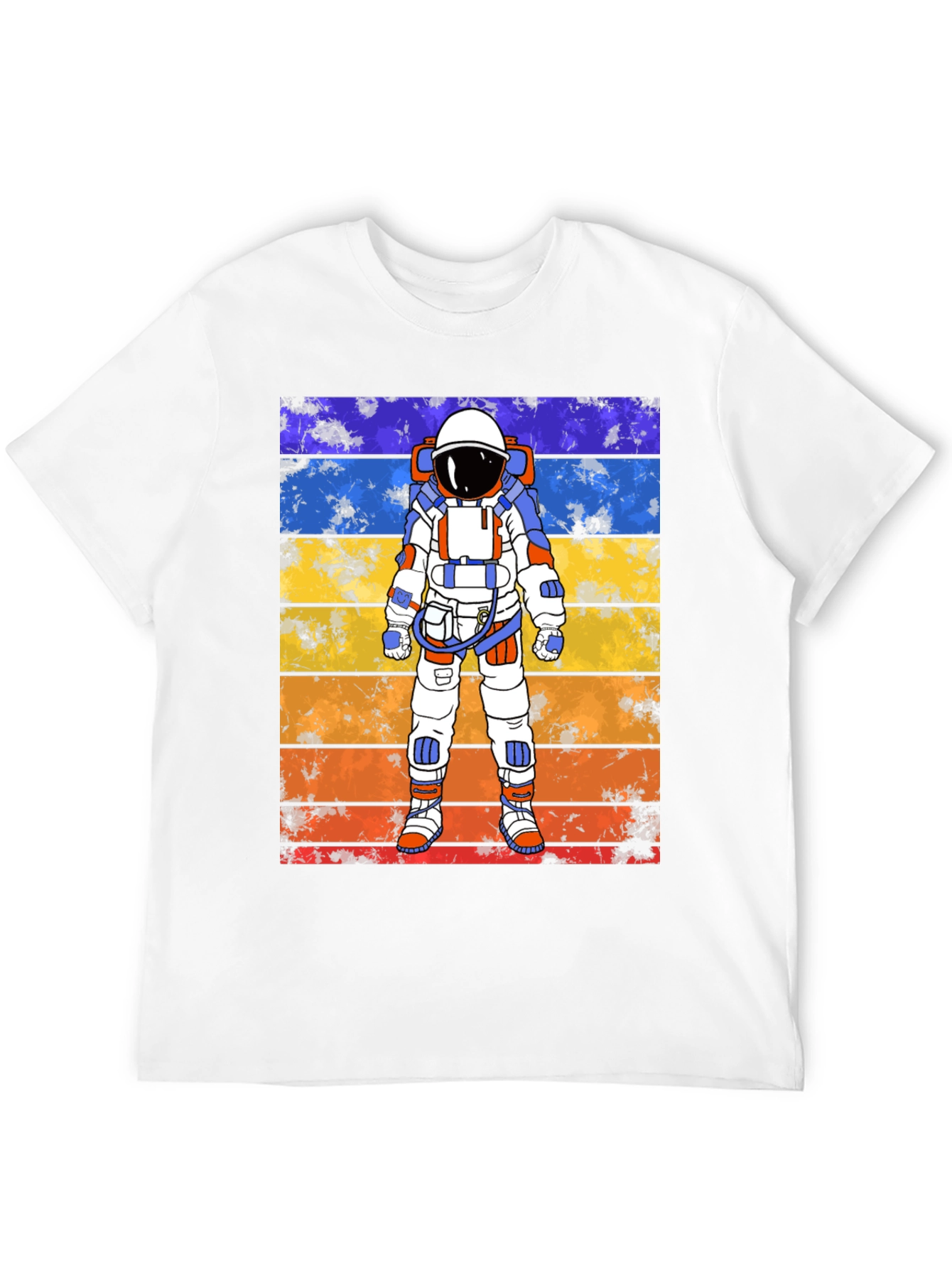 Astronaut Graphic Tee - Retro Space Style