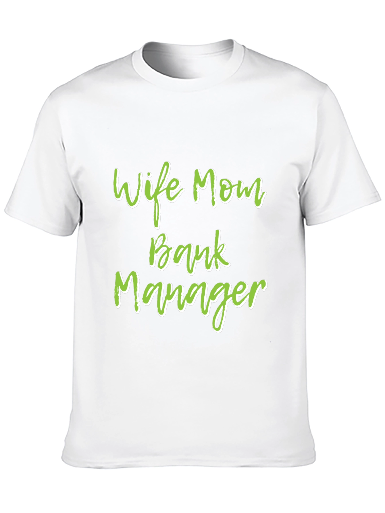 Wife Mom Bank Manager Graphic Tee - Black