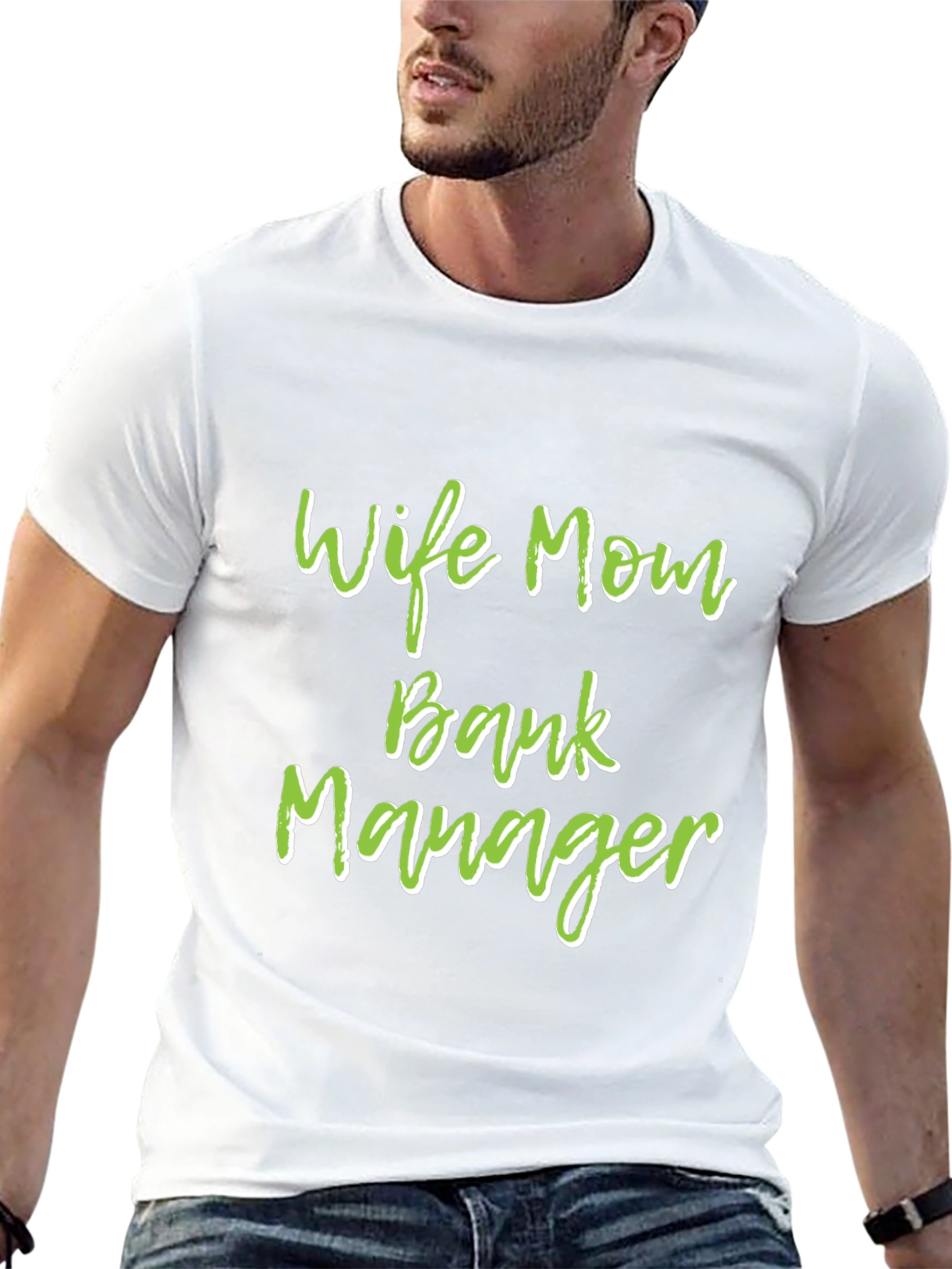 Wife Mom Bank Manager Graphic Tee - Black