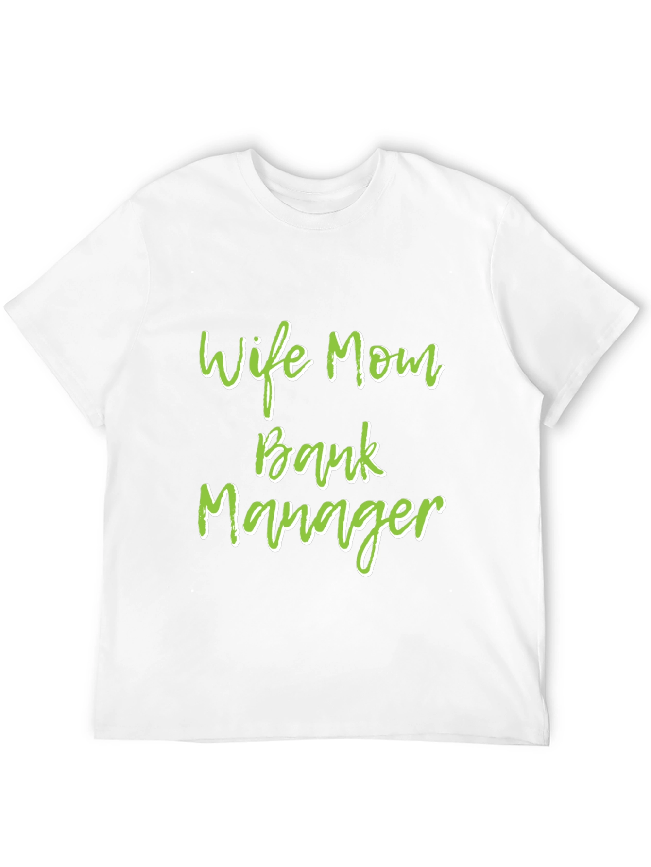 Wife Mom Bank Manager Graphic Tee - Black