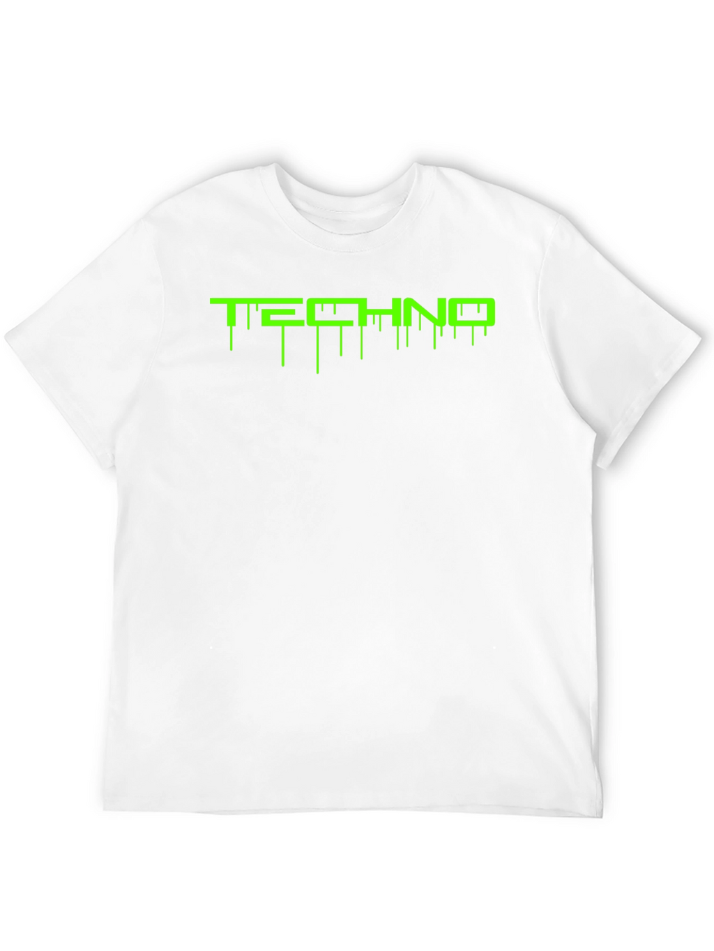 Techno Drip Black T-Shirt - Electronic Music Rave Tee