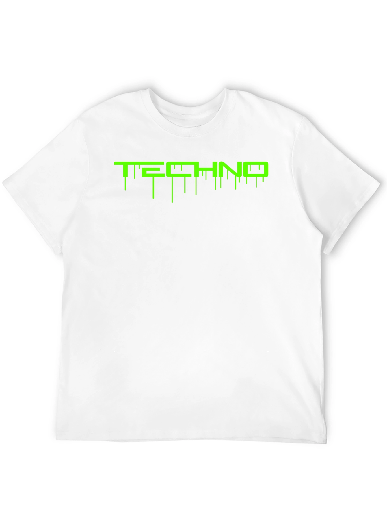 Techno Drip Black T-Shirt - Electronic Music Rave Tee
