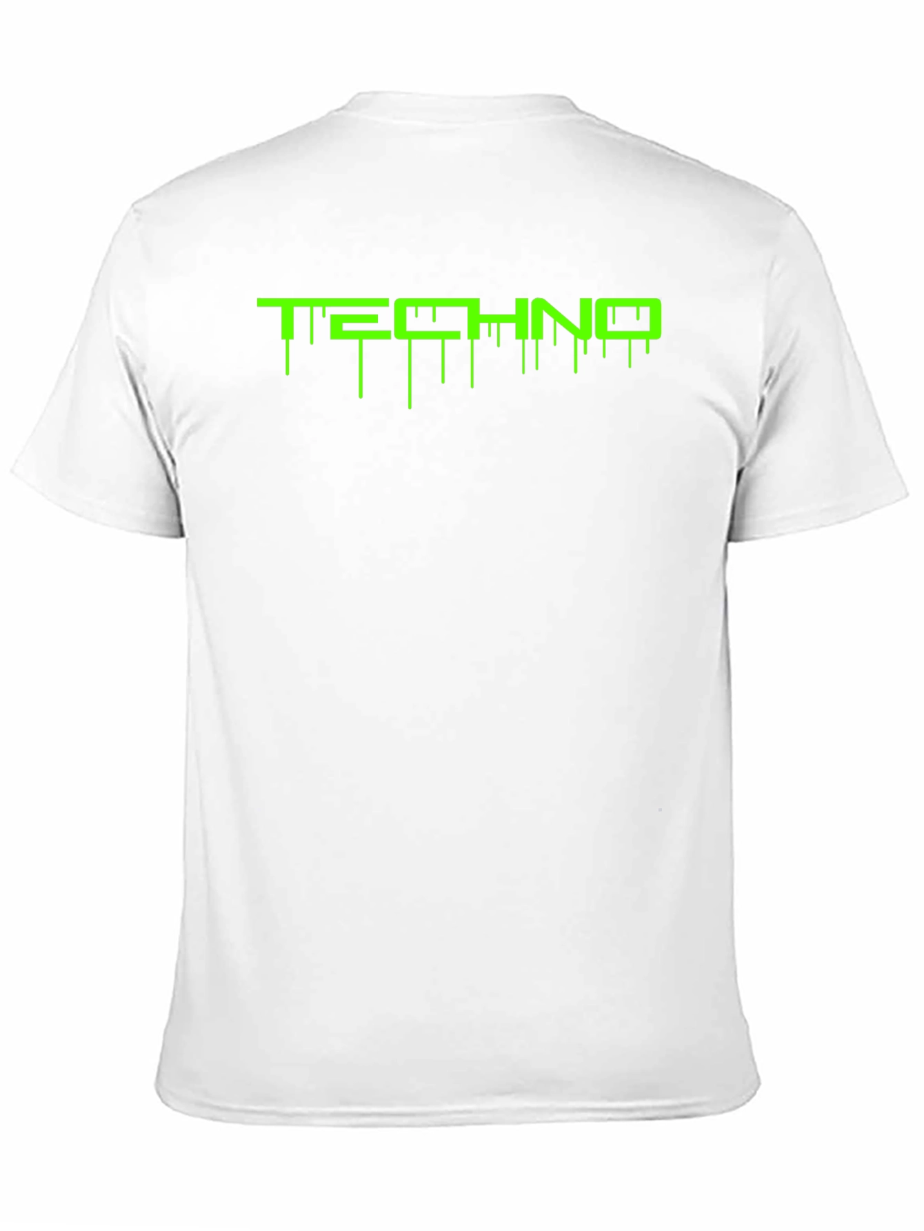 Techno Drip Black T-Shirt - Electronic Music Rave Tee