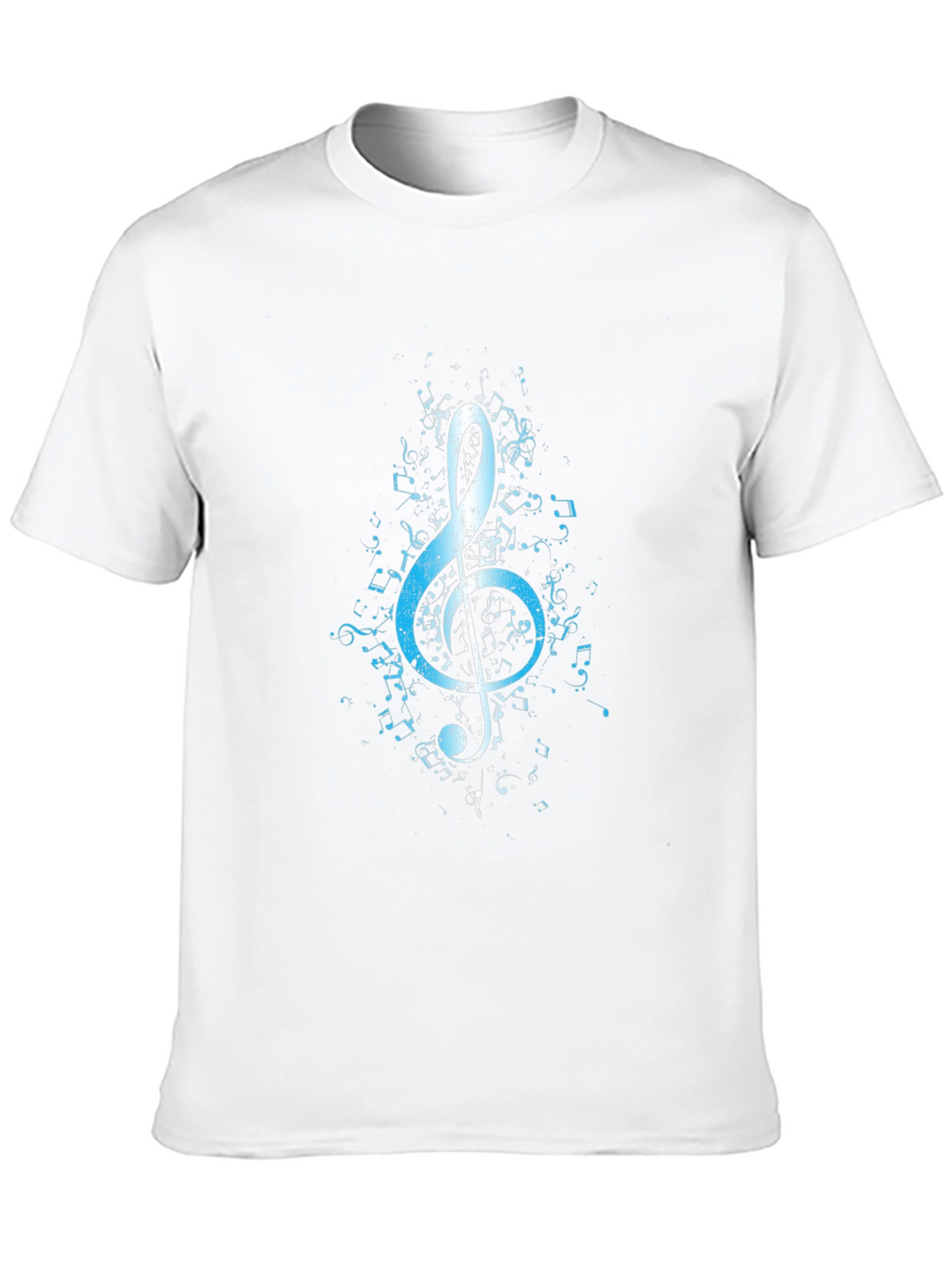 Music Note Treble Clef Graphic T-Shirt