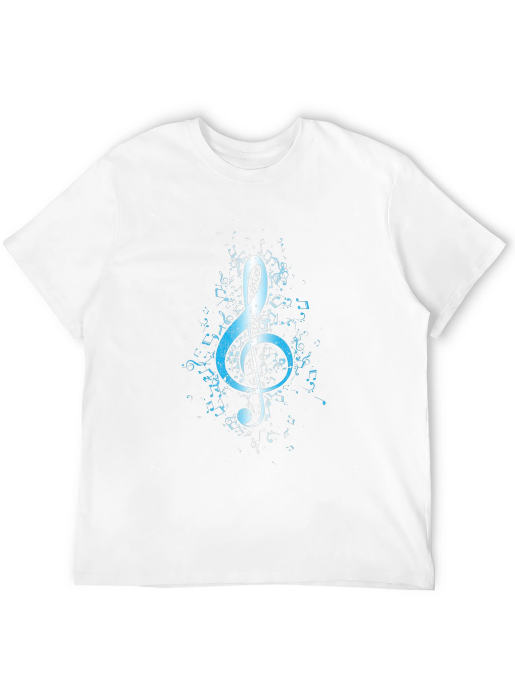 Music Note Treble Clef Graphic T-Shirt