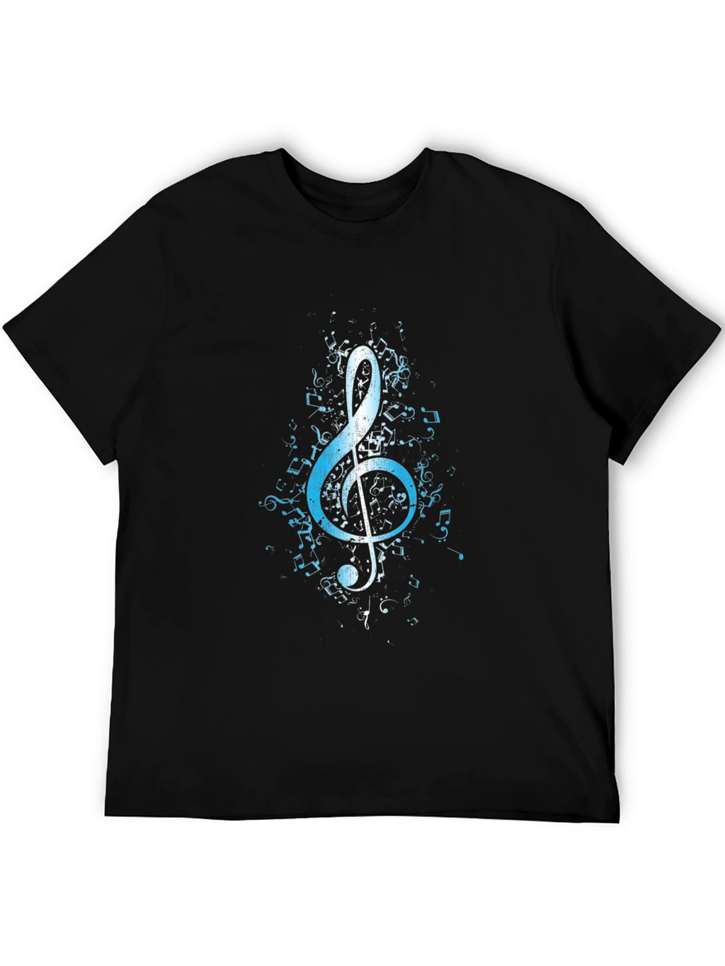 Music Note Treble Clef Graphic T-Shirt