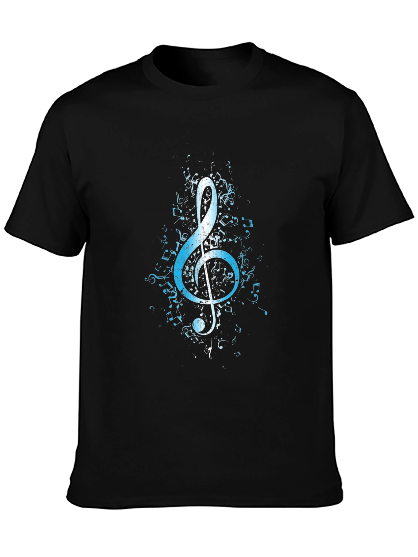 Music Note Treble Clef Graphic T-Shirt