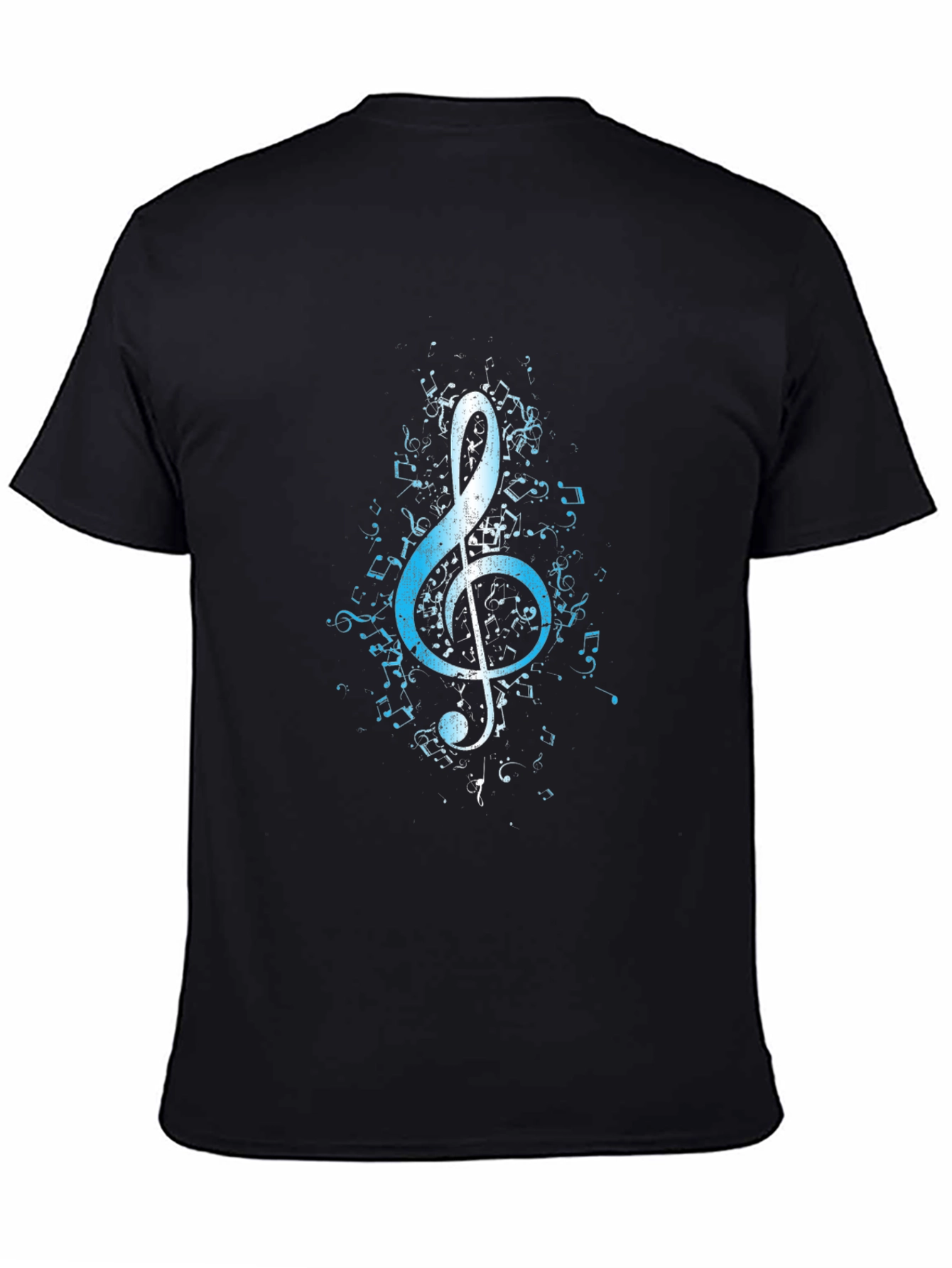 Music Note Treble Clef Graphic T-Shirt