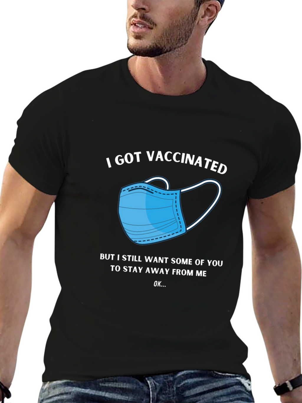 Vaccinated T-Shirt - Stay Away Funny Tee