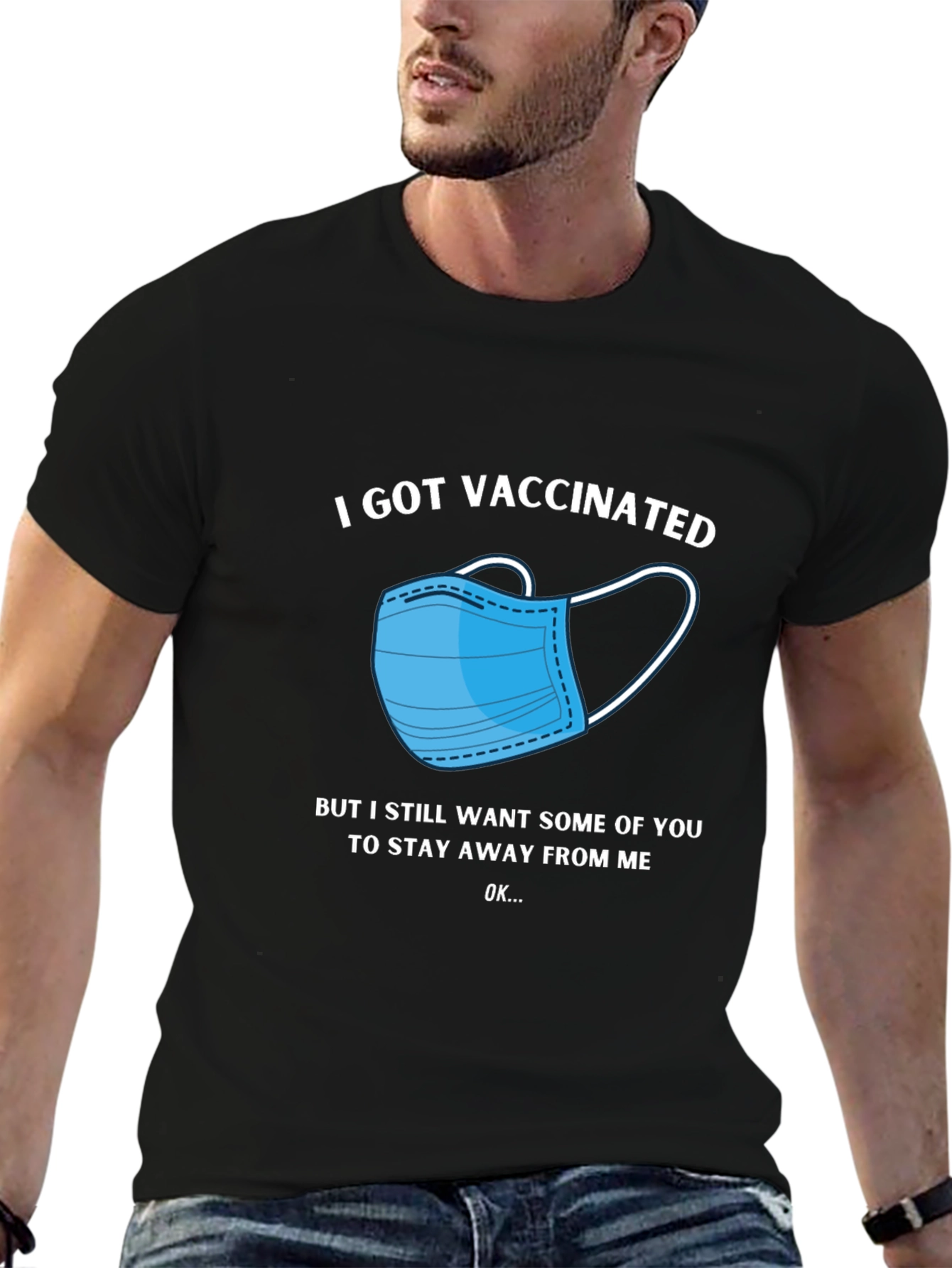 Vaccinated T-Shirt - Stay Away Funny Tee