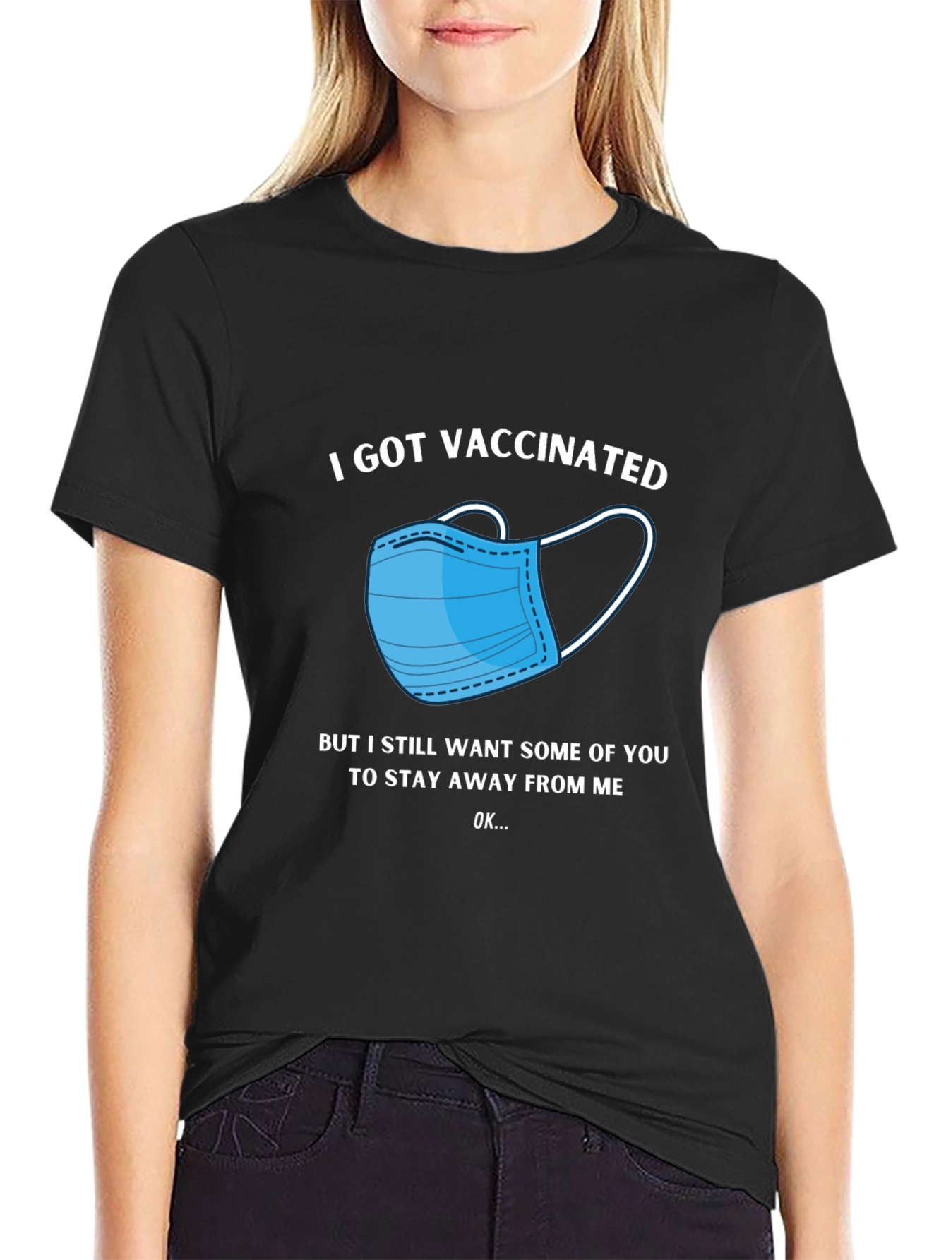 Vaccinated T-Shirt - Stay Away Funny Tee