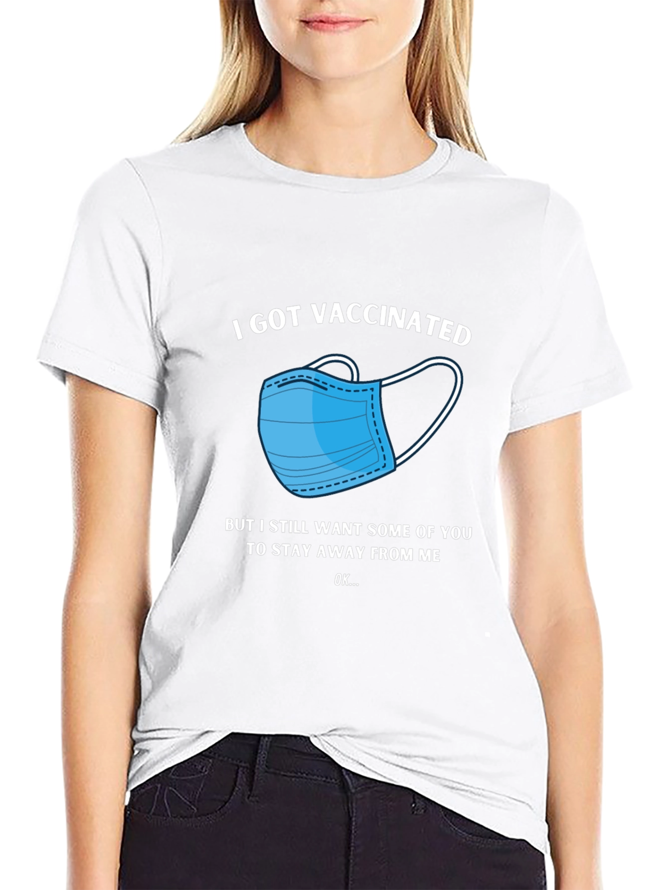 Vaccinated T-Shirt - Stay Away Funny Tee
