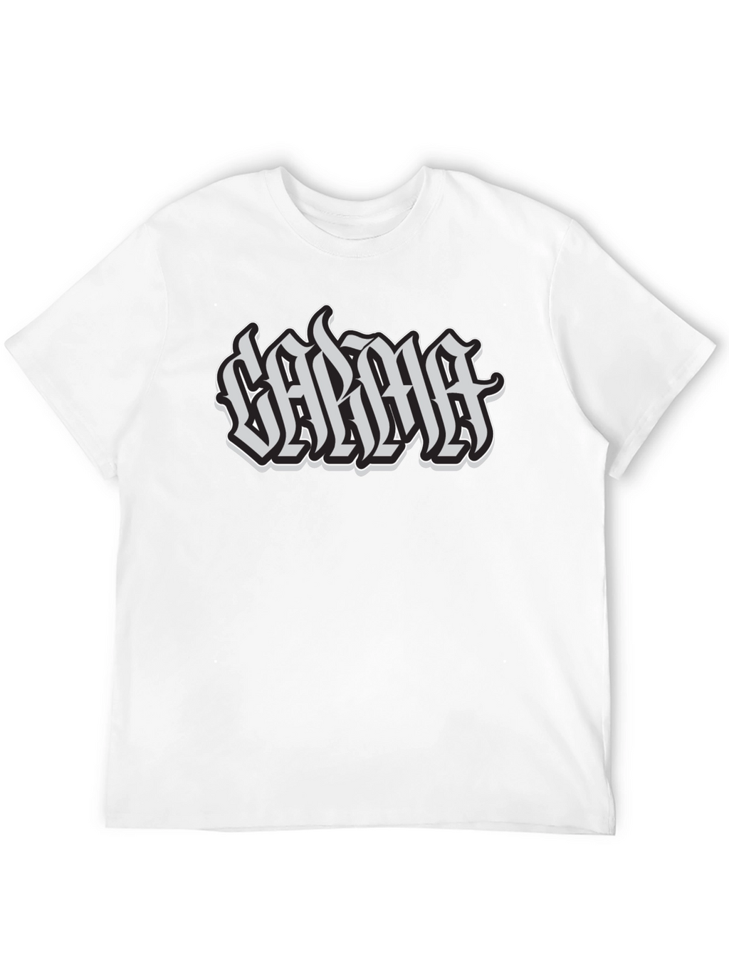 Calma Graphic Tee - Black Cotton T-Shirt
