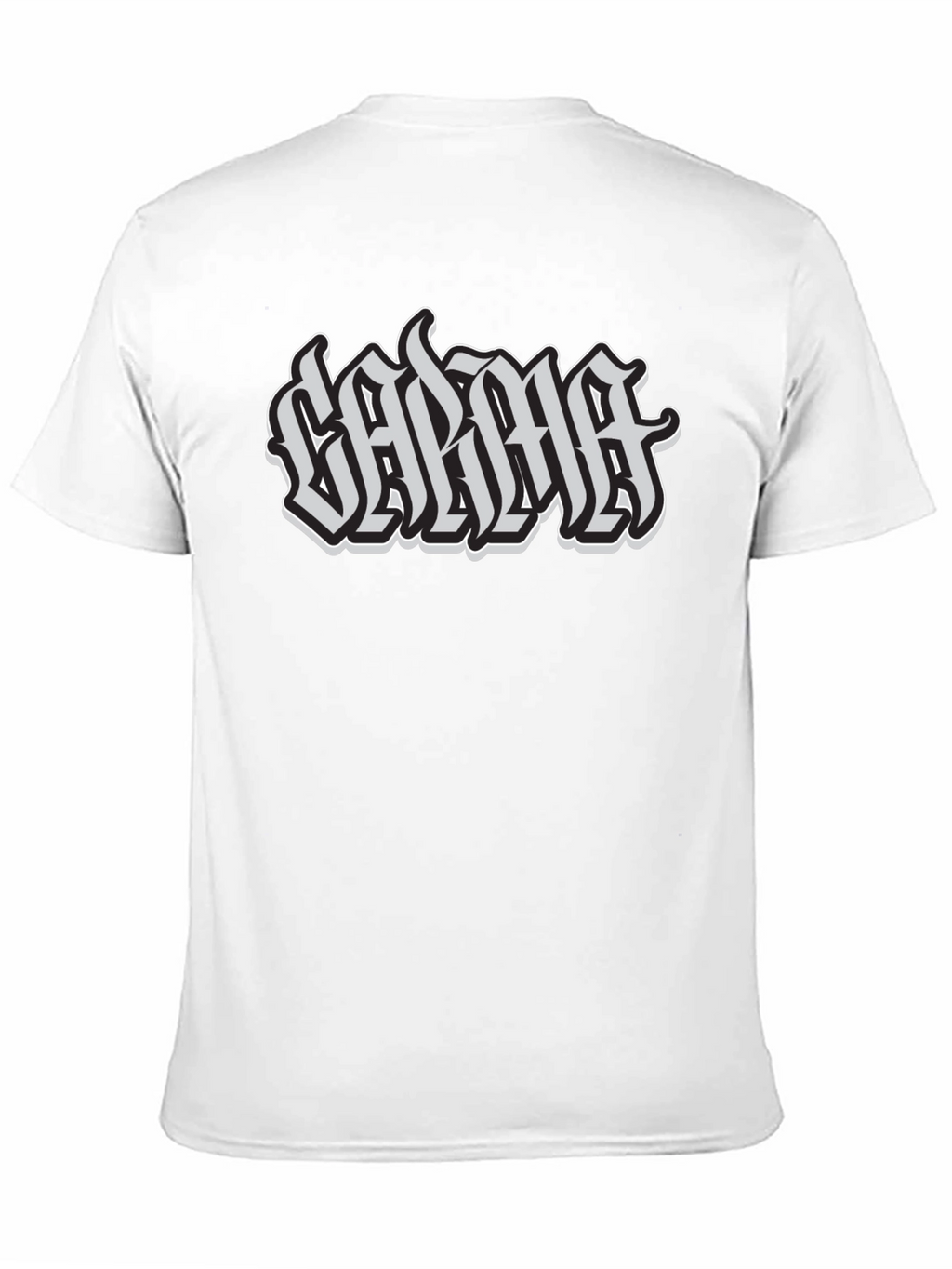 Calma Graphic Tee - Black Cotton T-Shirt